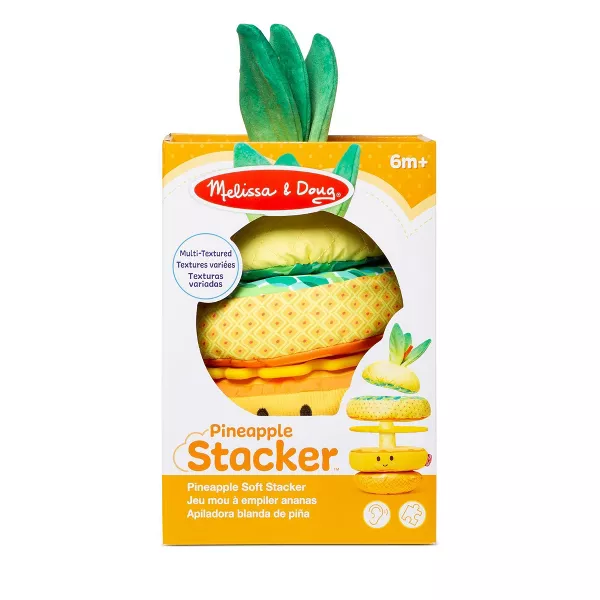 Melissa & Doug Pineapple Soft Stacker Infant Toy - Image 2