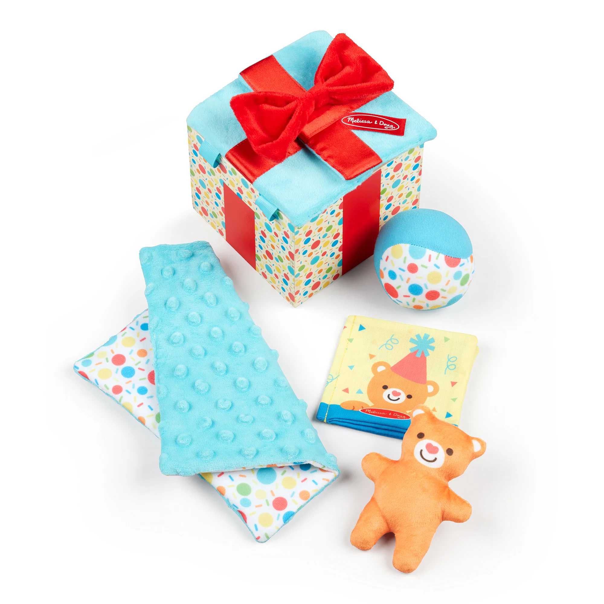 Melissa & Doug Wooden Surprise Gift Box ‚Äì Interactive Sensory Toy - Image 2
