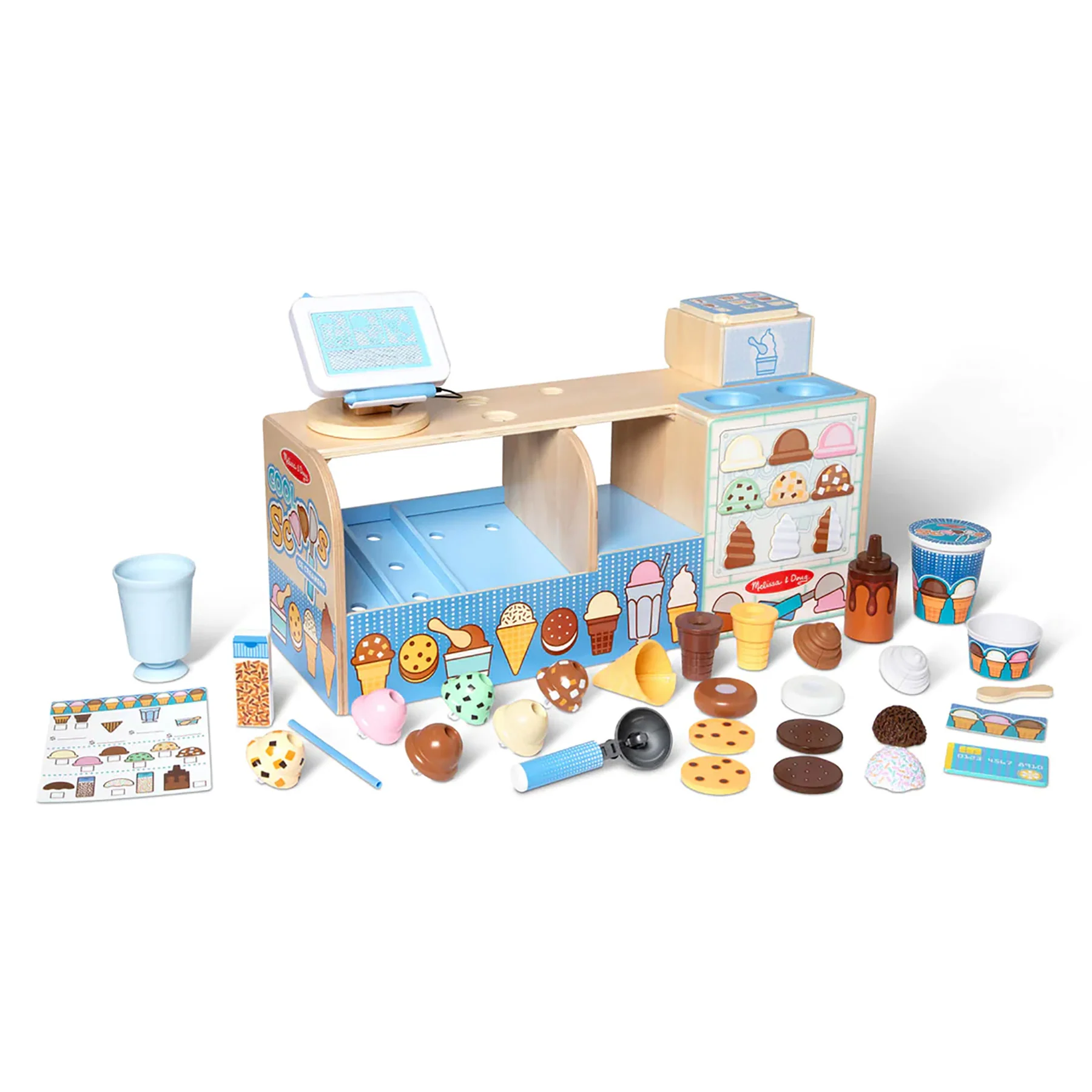 Melissa & Doug Cool Scoops Ice Creamery Playset - Image 3