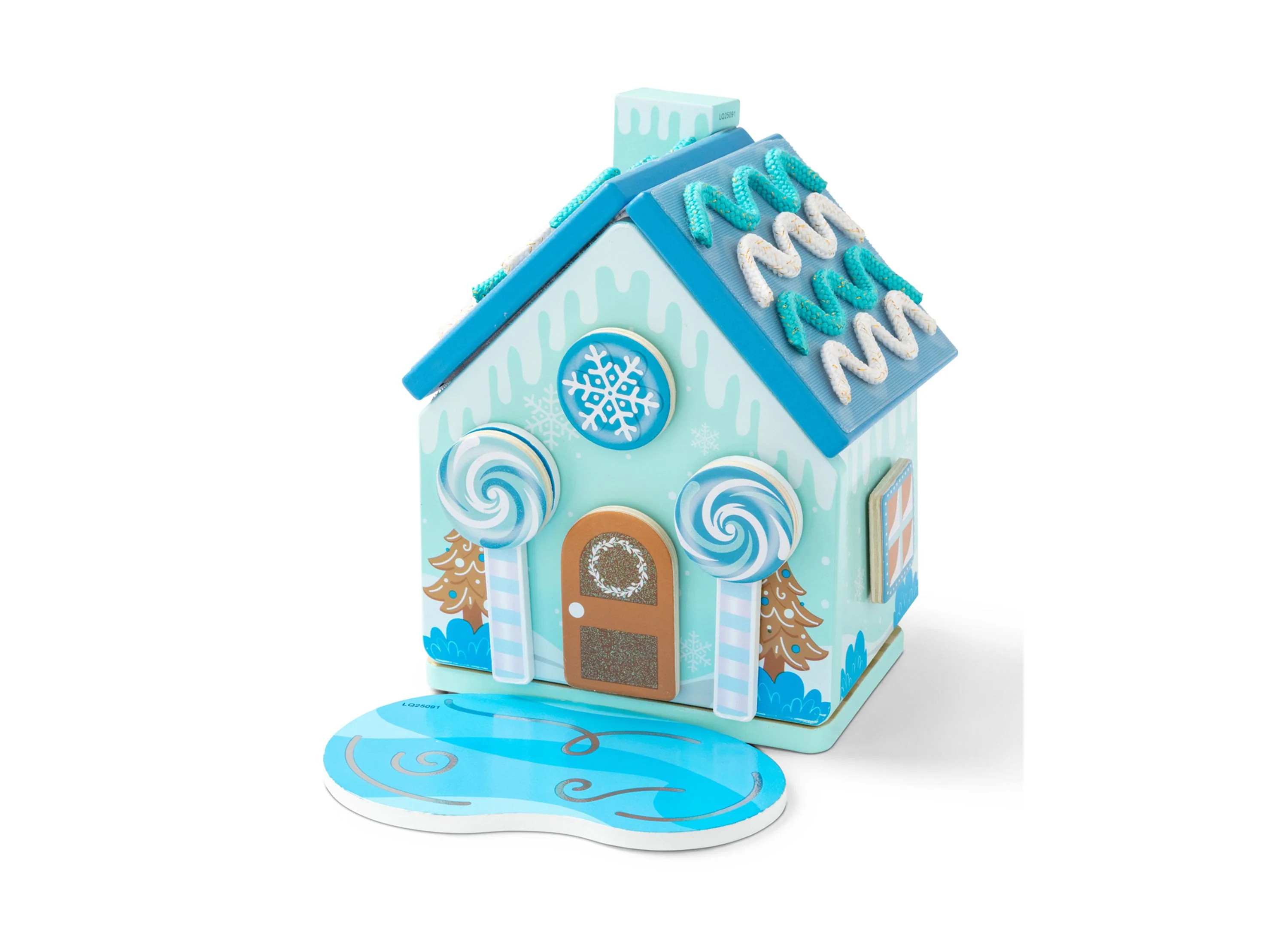 Melissa & Doug Gingerbread House Wooden Play Set - 44 Pieces