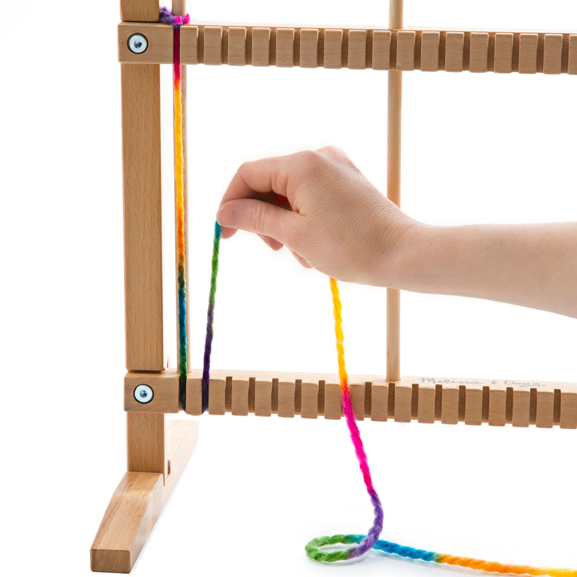 Melissa & Doug Colorful Multi-Craft Weaving Loom Kit - Image 3
