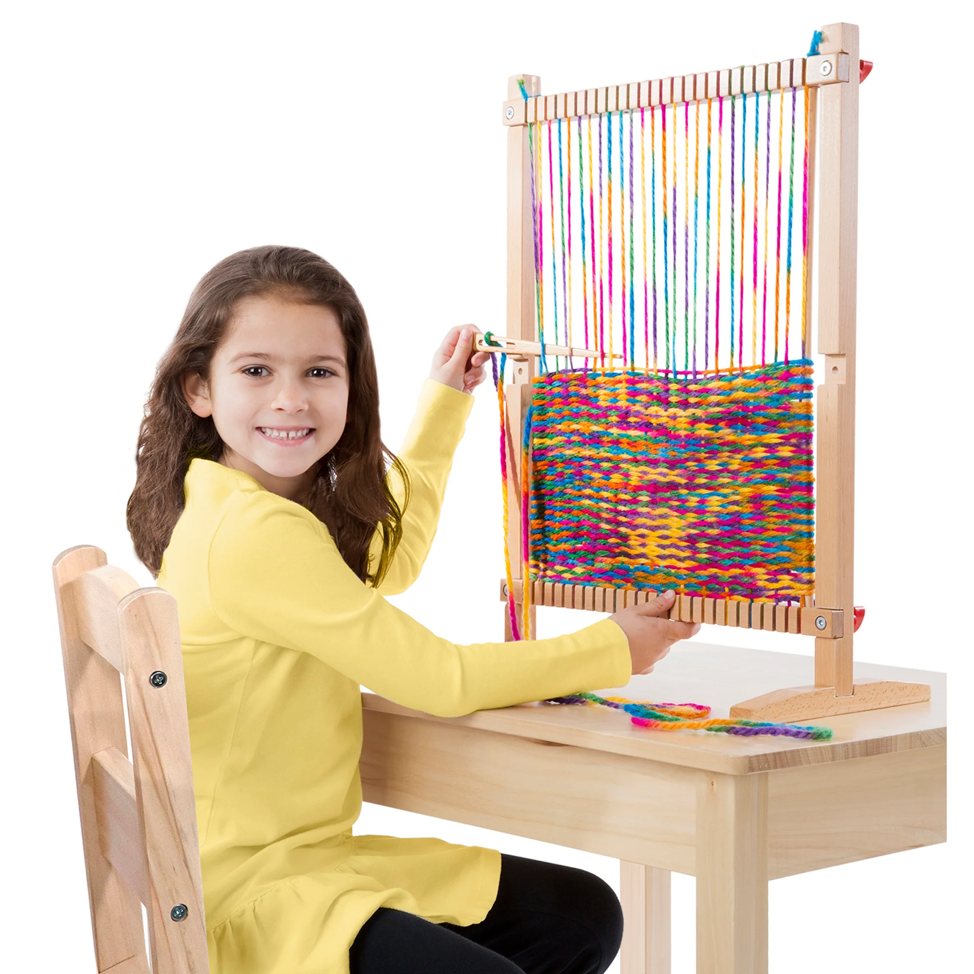 Melissa & Doug Colorful Multi-Craft Weaving Loom Kit - Image 4