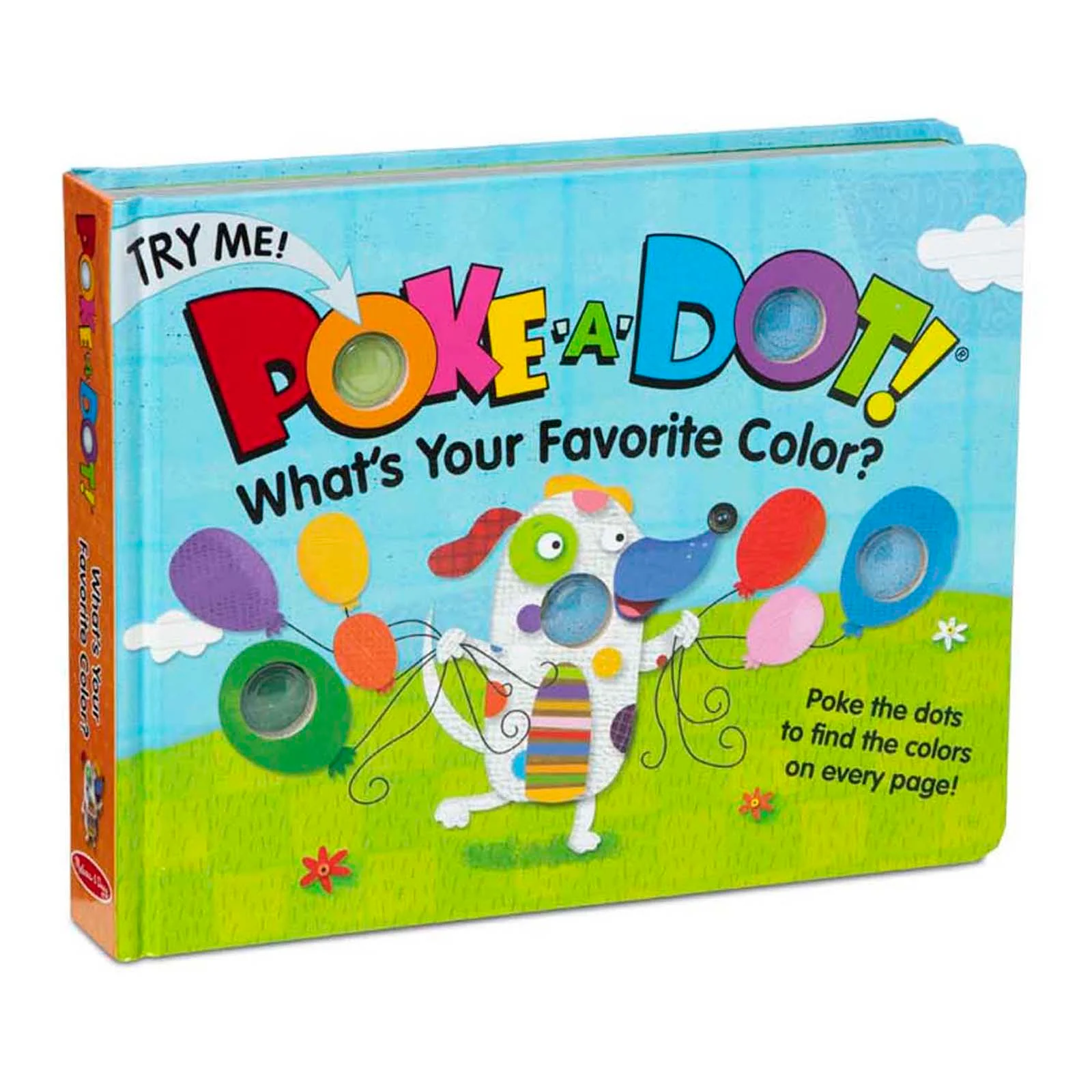 Melissa & Doug Poke-A-Dot! - What's Your Favorite Color? - Interactive Board Book