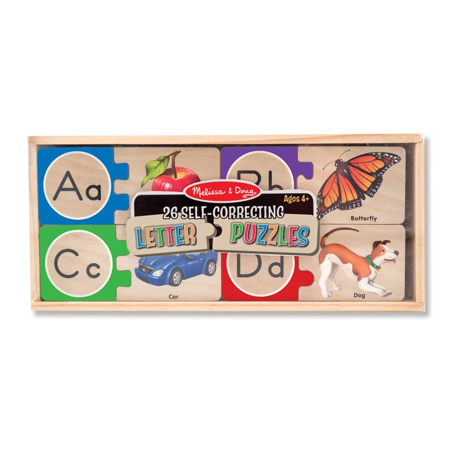 Melissa & Doug Self-Correcting Wooden Number Puzzles - Engaging Counting Game - Image 2