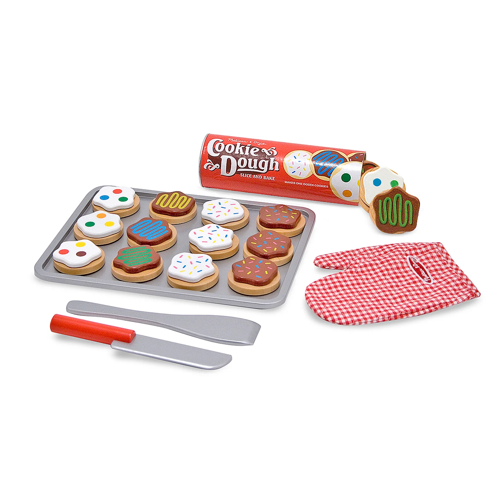 Melissa & Doug 12-Piece Slice and Bake Cookie Play Set - Image 2