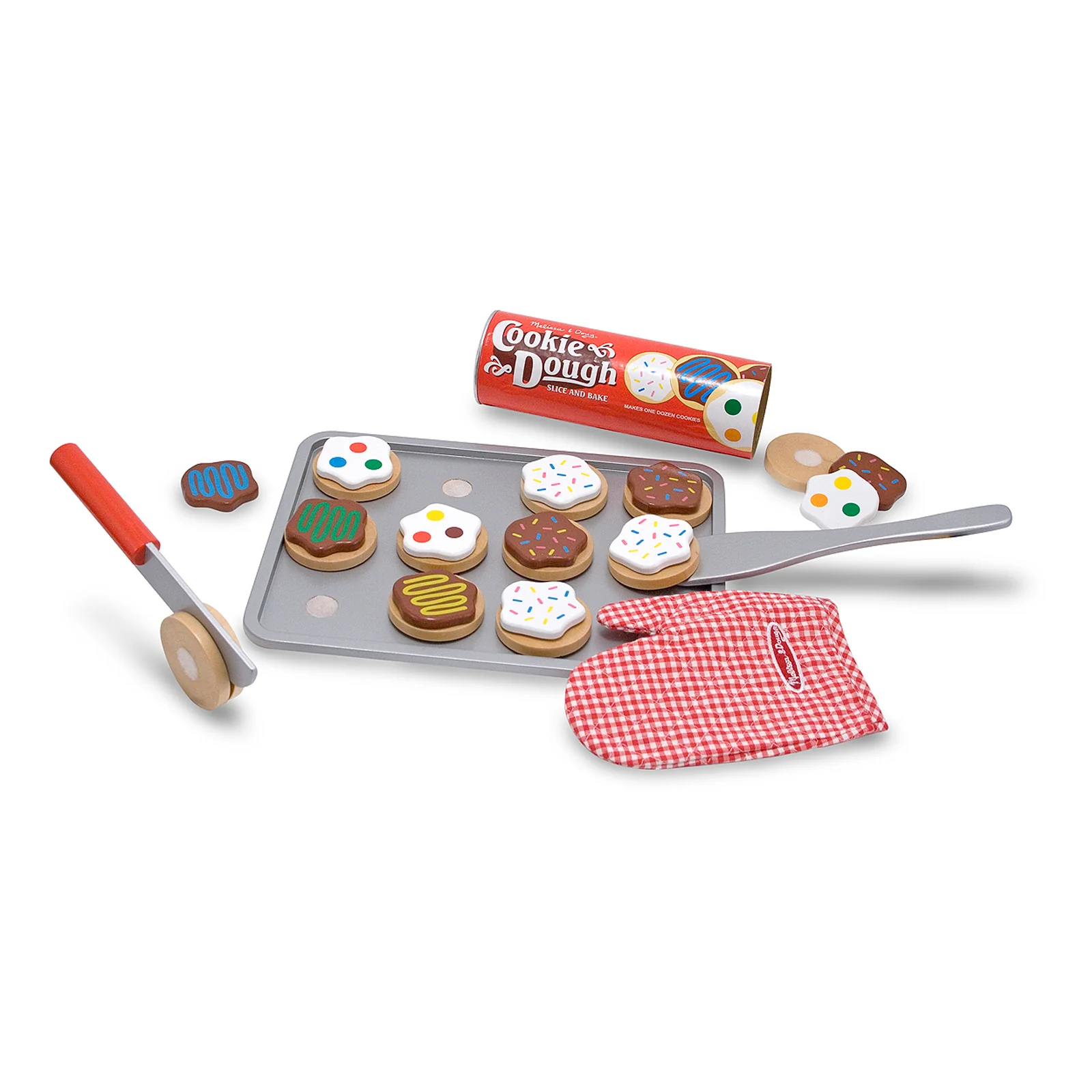Melissa & Doug 12-Piece Slice and Bake Cookie Play Set - Image 3