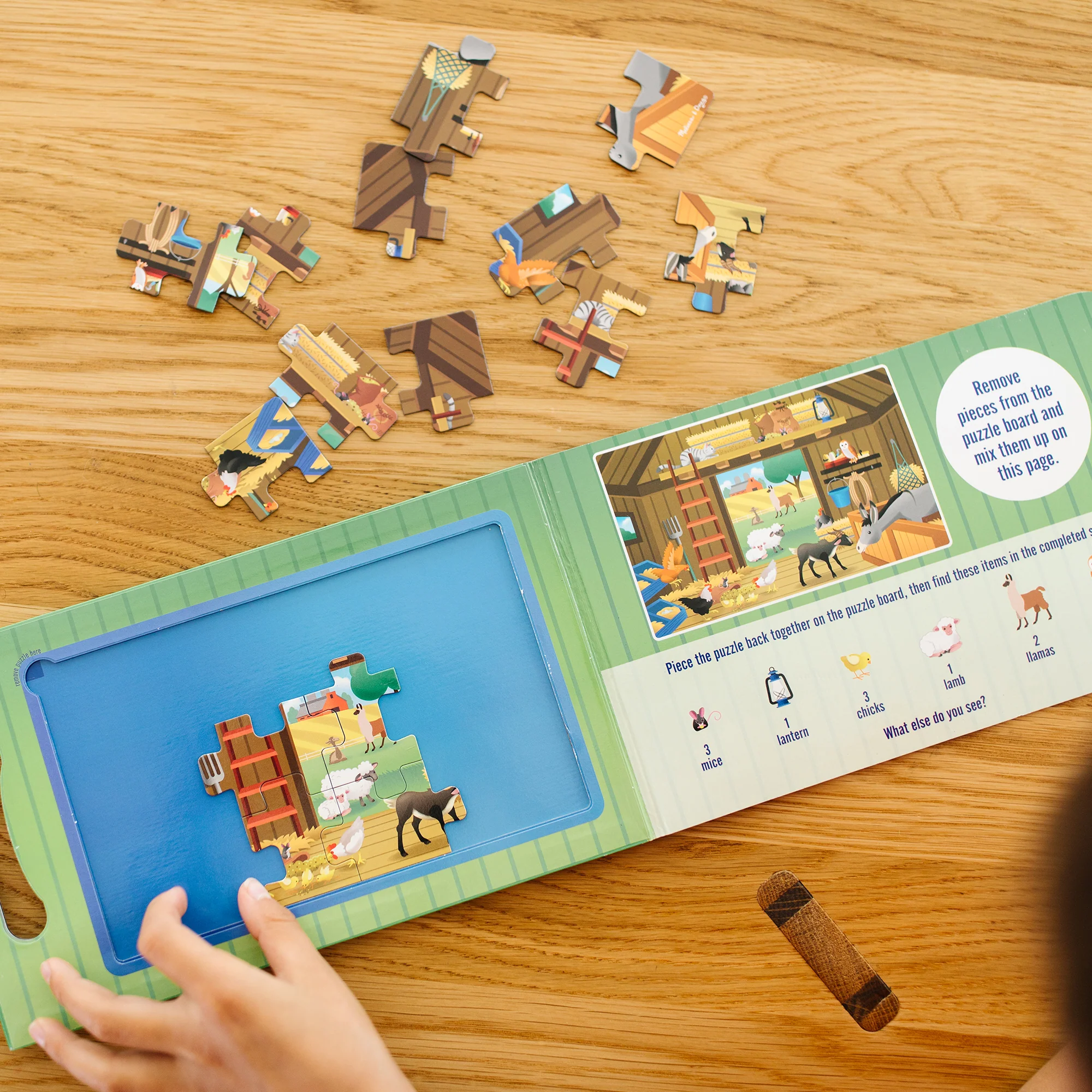 Melissa & Doug On the Farm 2-Pack Magnetic Puzzles - 15 pc each - Image 5
