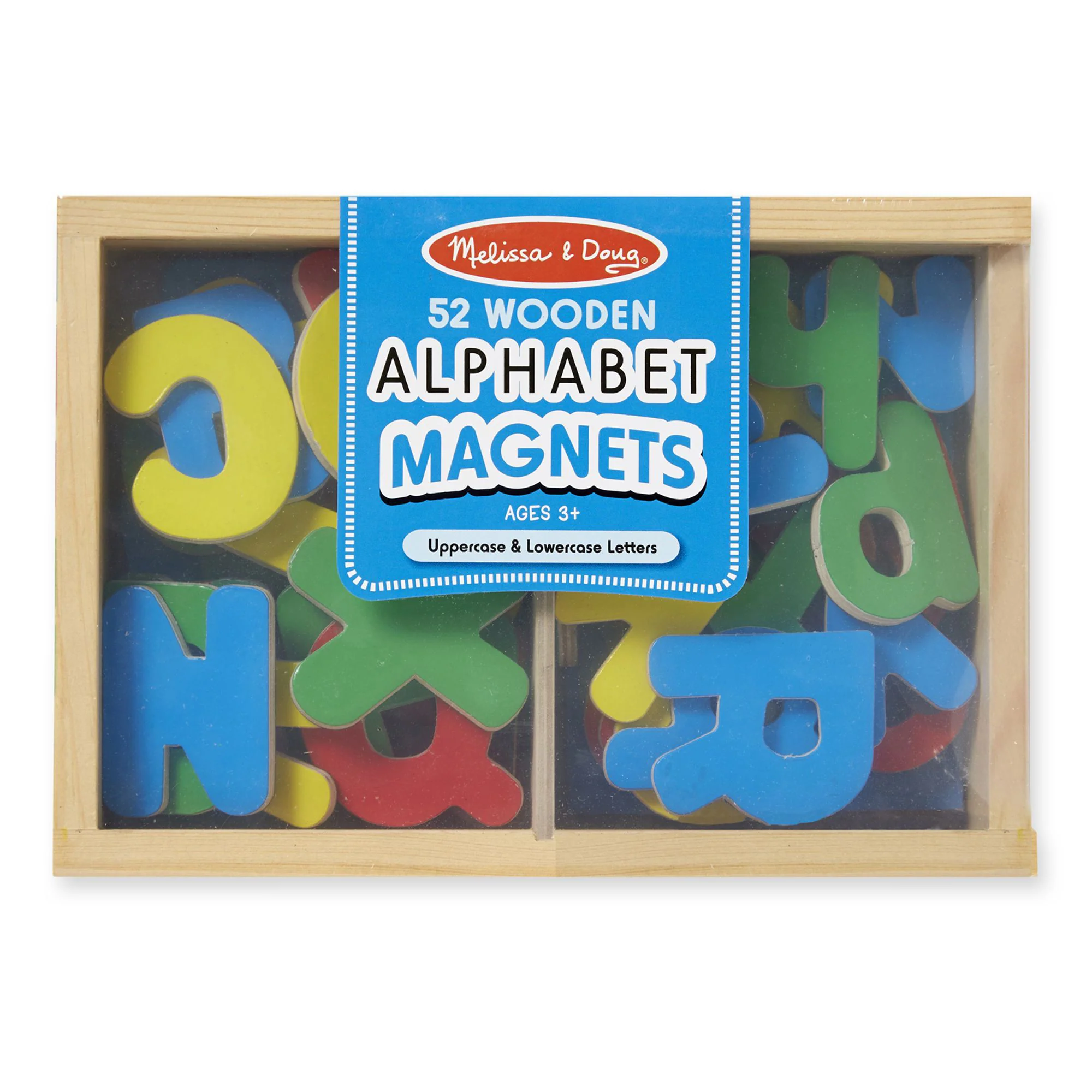 Melissa & Doug Alphabet Adventure - Wooden Magnetic Letters Set - Image 2