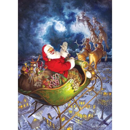Festive Delight: Merry Christmas to All 1000-Piece Puzzle - Image 2