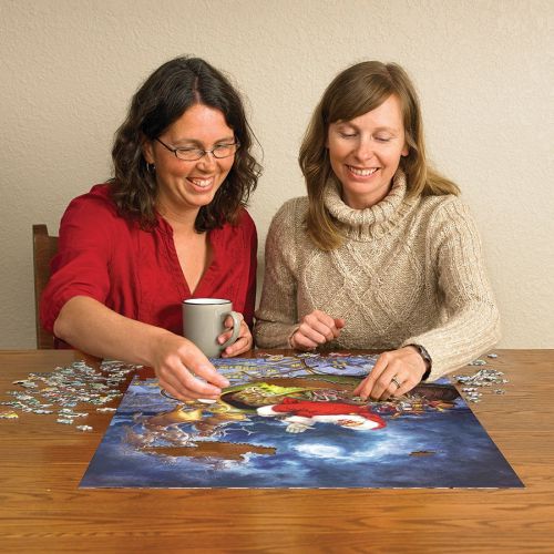 Festive Delight: Merry Christmas to All 1000-Piece Puzzle - Image 5