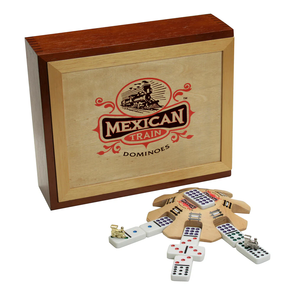 Mexican Train Dominoes Classic Family Game Set - Image 2