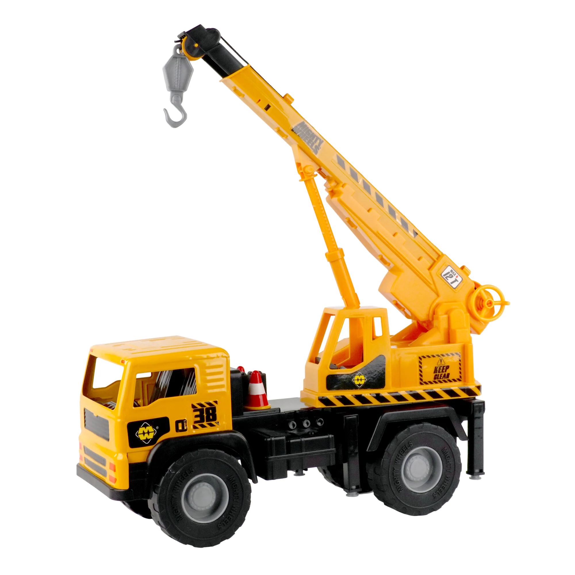 Mighty Wheels 16" Mobile Crane - Interactive Construction Toy - Image 3