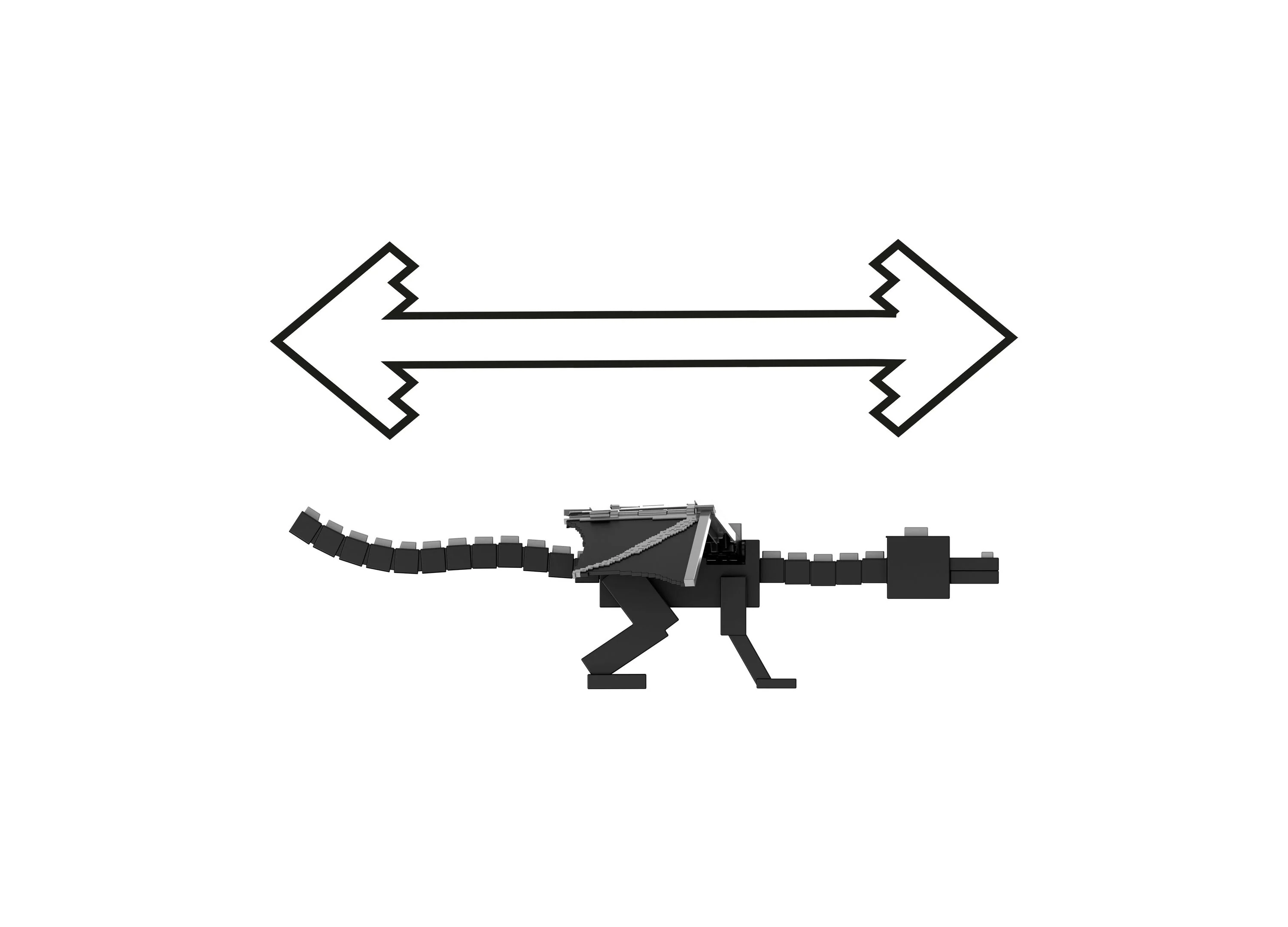 Minecraft Dragon's Breath Attack Ender Dragon 21-Inch Action Figure - Image 5