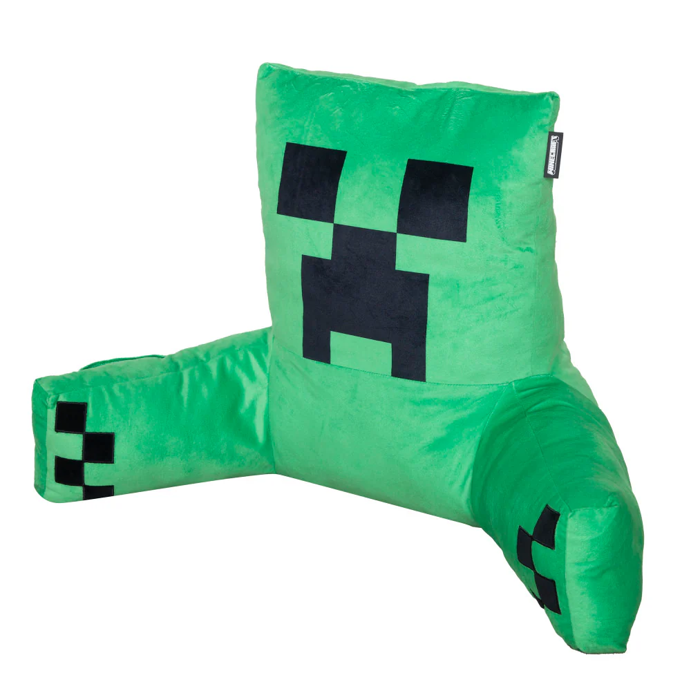 Minecraft Creeper Character Lounge Relax Pillow with Armrests - Image 4