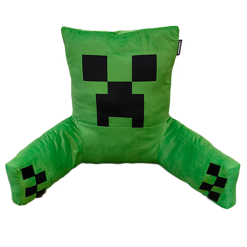 Minecraft Creeper Character Lounge Relax Pillow with Armrests - Image 6