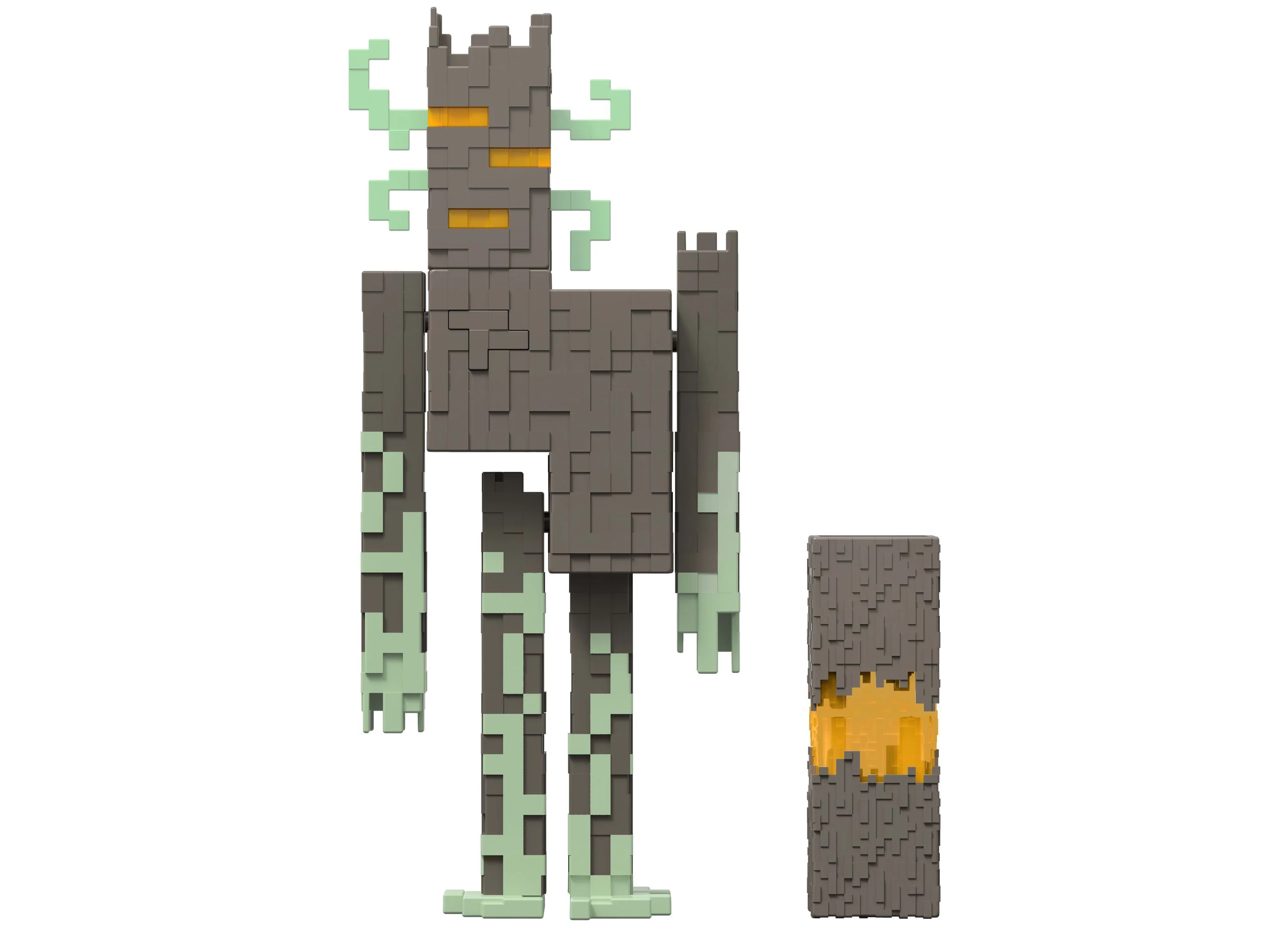 Minecraft The Creaking 8-Inch Action Figure With Interactive Lights, Sounds & Accessory - Image 2