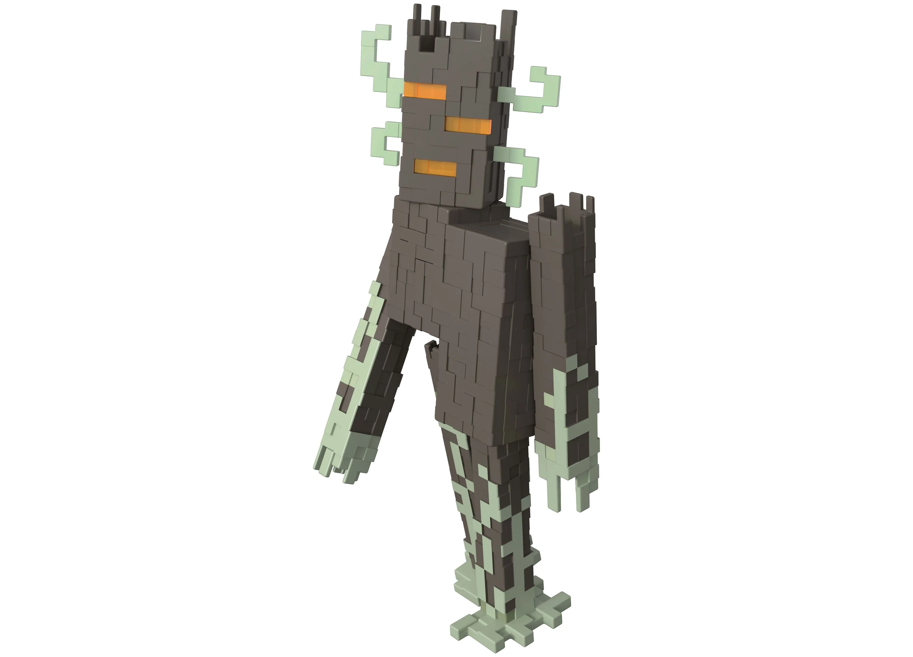 Minecraft The Creaking 8-Inch Action Figure With Interactive Lights, Sounds & Accessory - Image 5