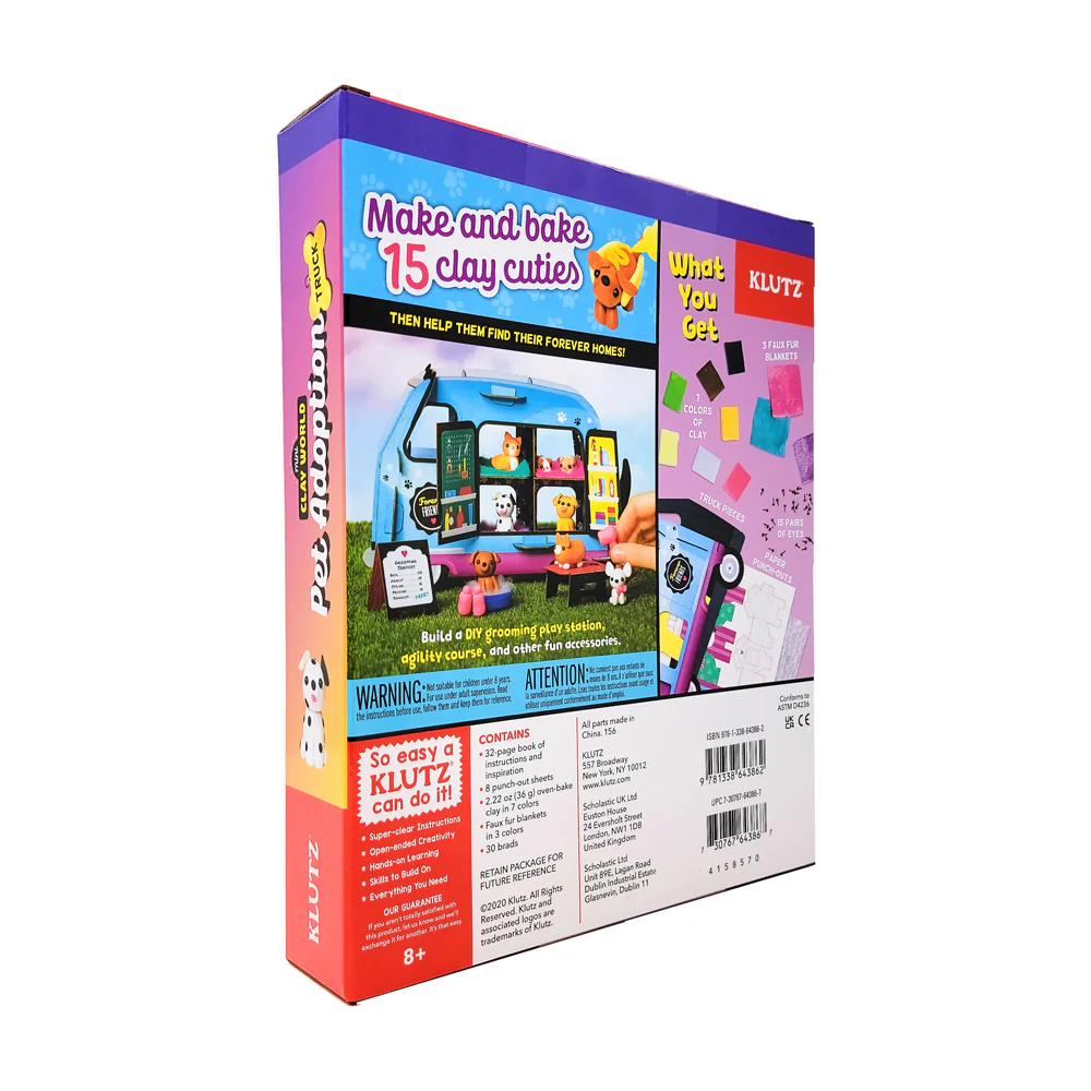 Klutz Mini Clay World Pet Adoption Truck Craft Kit - Image 3