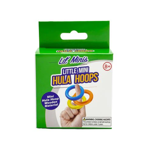 Lil' Minis Wooden Mini Finger Hoops: Portable Hoopla Fun