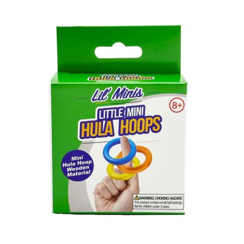 Lil' Minis Wooden Mini Finger Hoops: Portable Hoopla Fun - Image 2