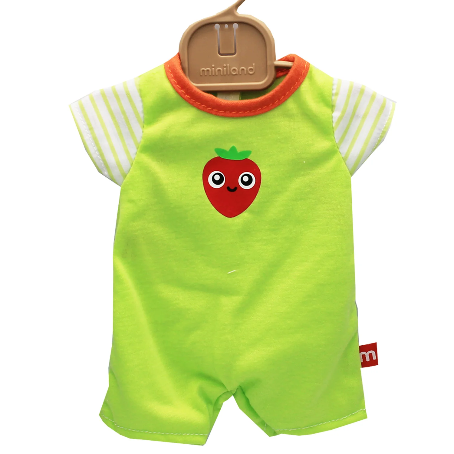 Miniland Warm Weather Green Boy Pajamas for Dolls - Image 2
