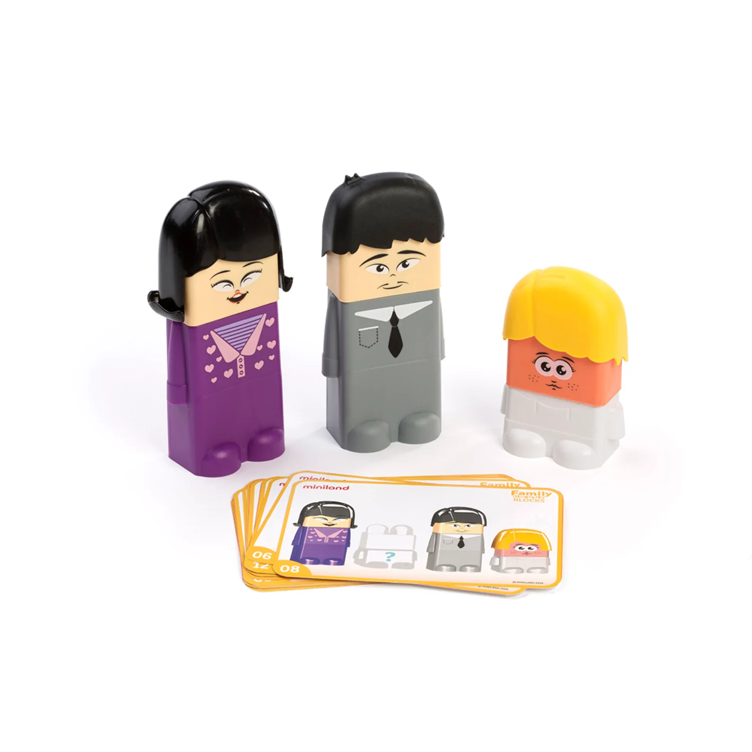 Miniland Educational Family Diversity Blocks - Social Emotional Learning Toy - Image 3