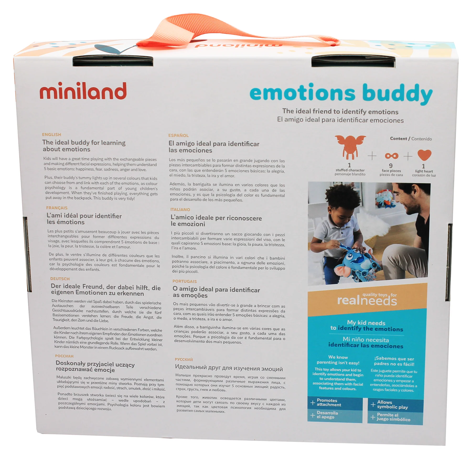 Miniland Emotions Buddy - Interactive Emotion Discovery Toy - Image 8