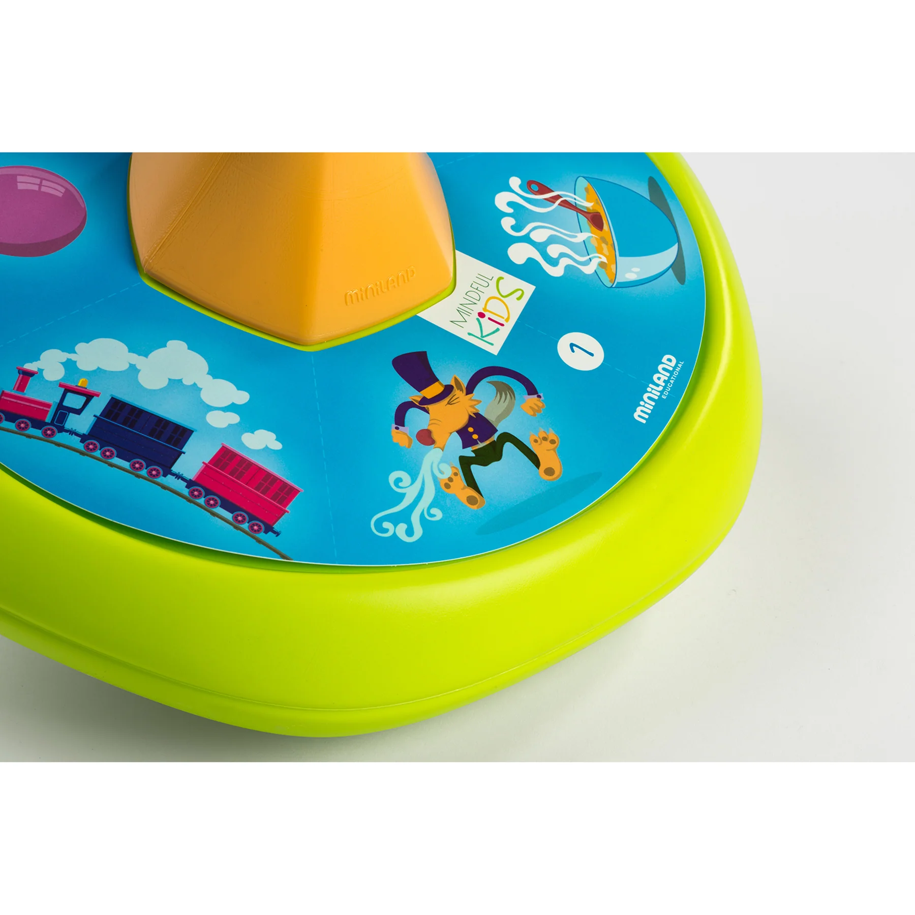 Miniland Mindful Kids - Giant Mindfulness Spinning Top - Multitheme - Image 10
