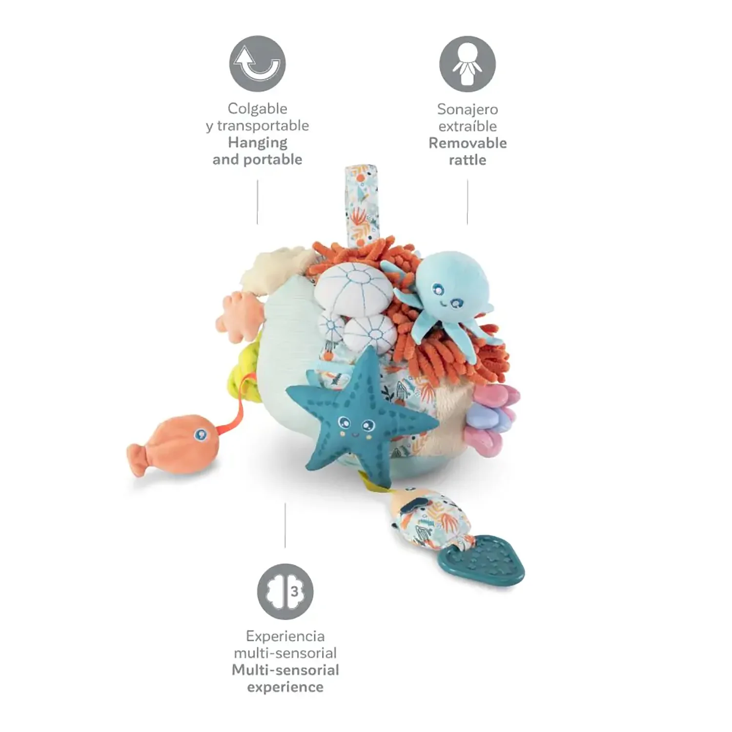 Miniland Sensorial Reef – Baby’s Interactive Sensory Center - Image 3
