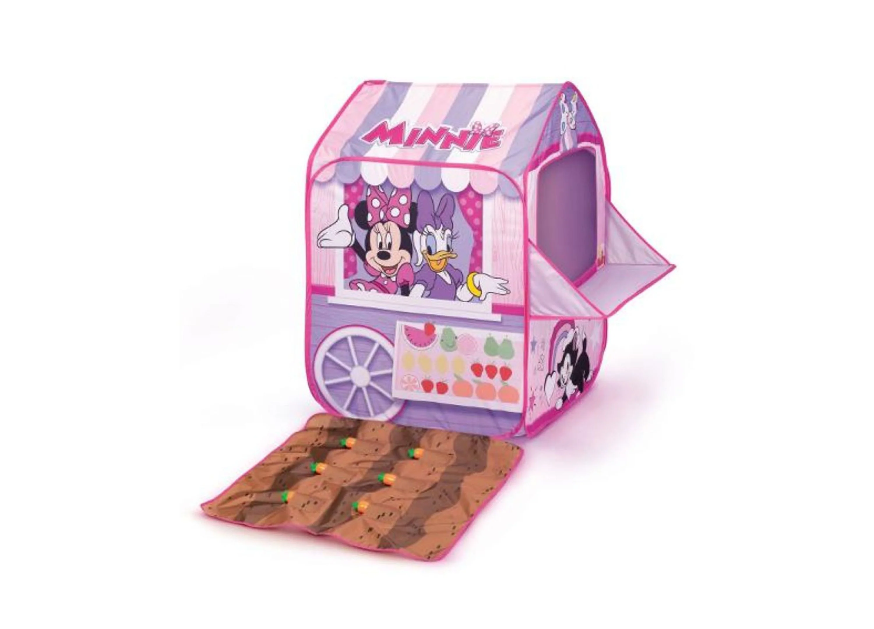Minnie Mouse Veggie Stand Pop-Up Play Tent With Garden Mat And Accessories - Image 4