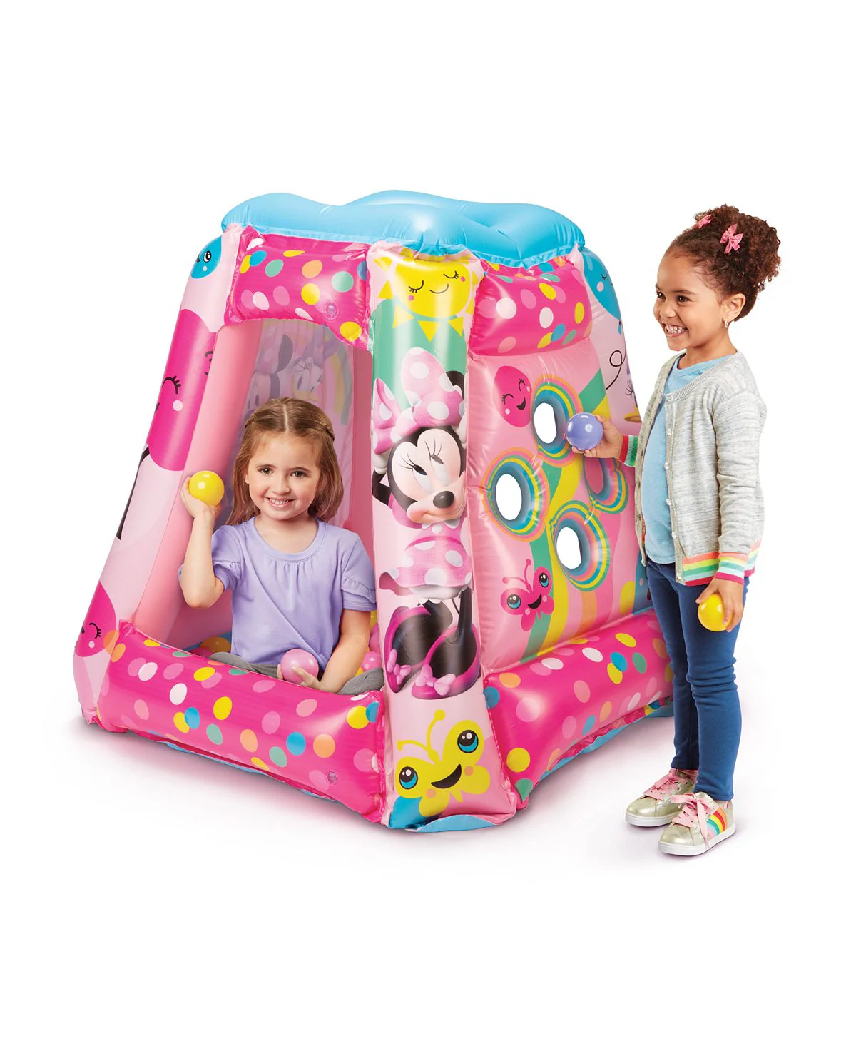 Minnie Mouse Inflatable Playland with 20 Soft Flex Balls - Image 2