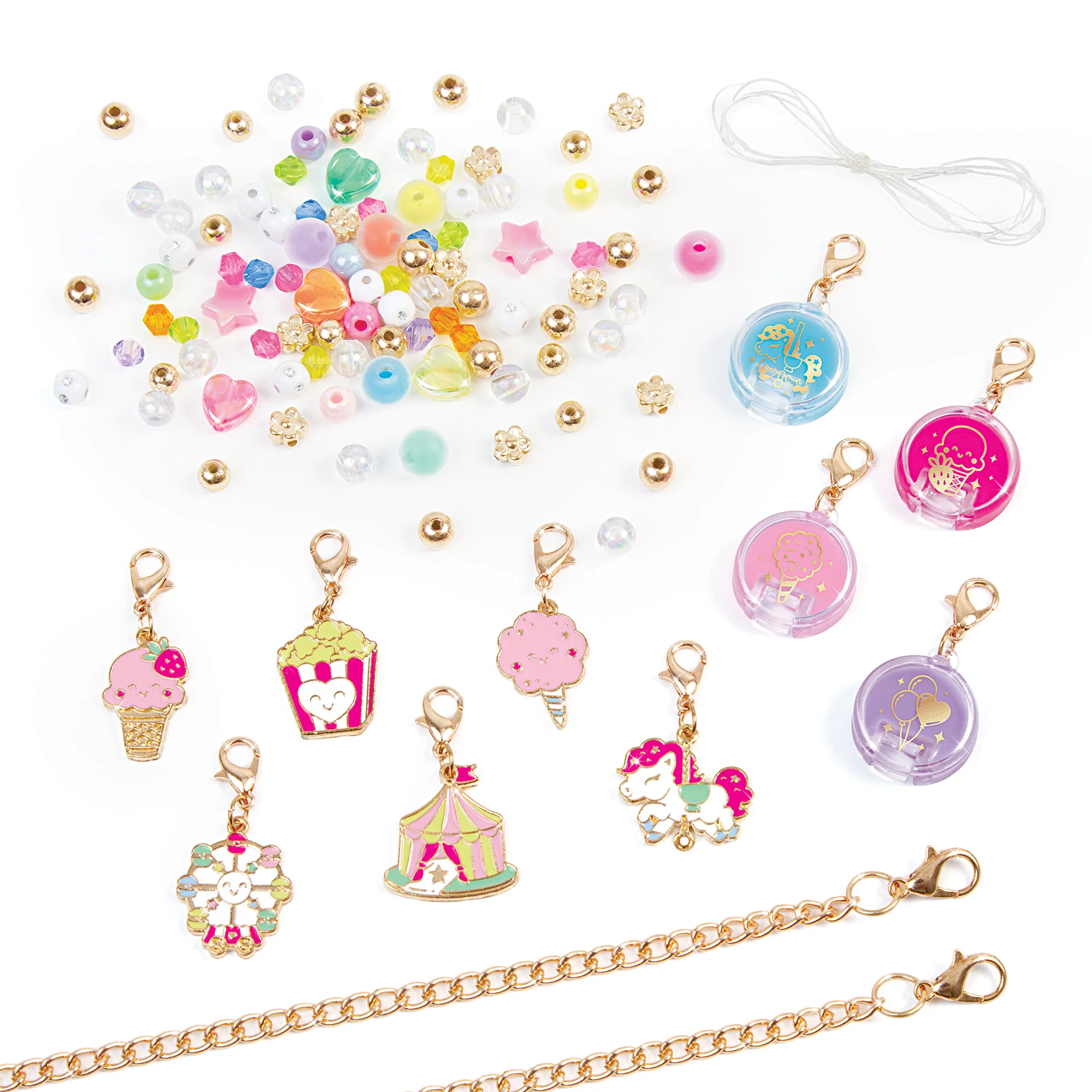 MIR Sweet Spin Carnival DIY Lip Gloss & Jewelry Craft Kit - Image 2