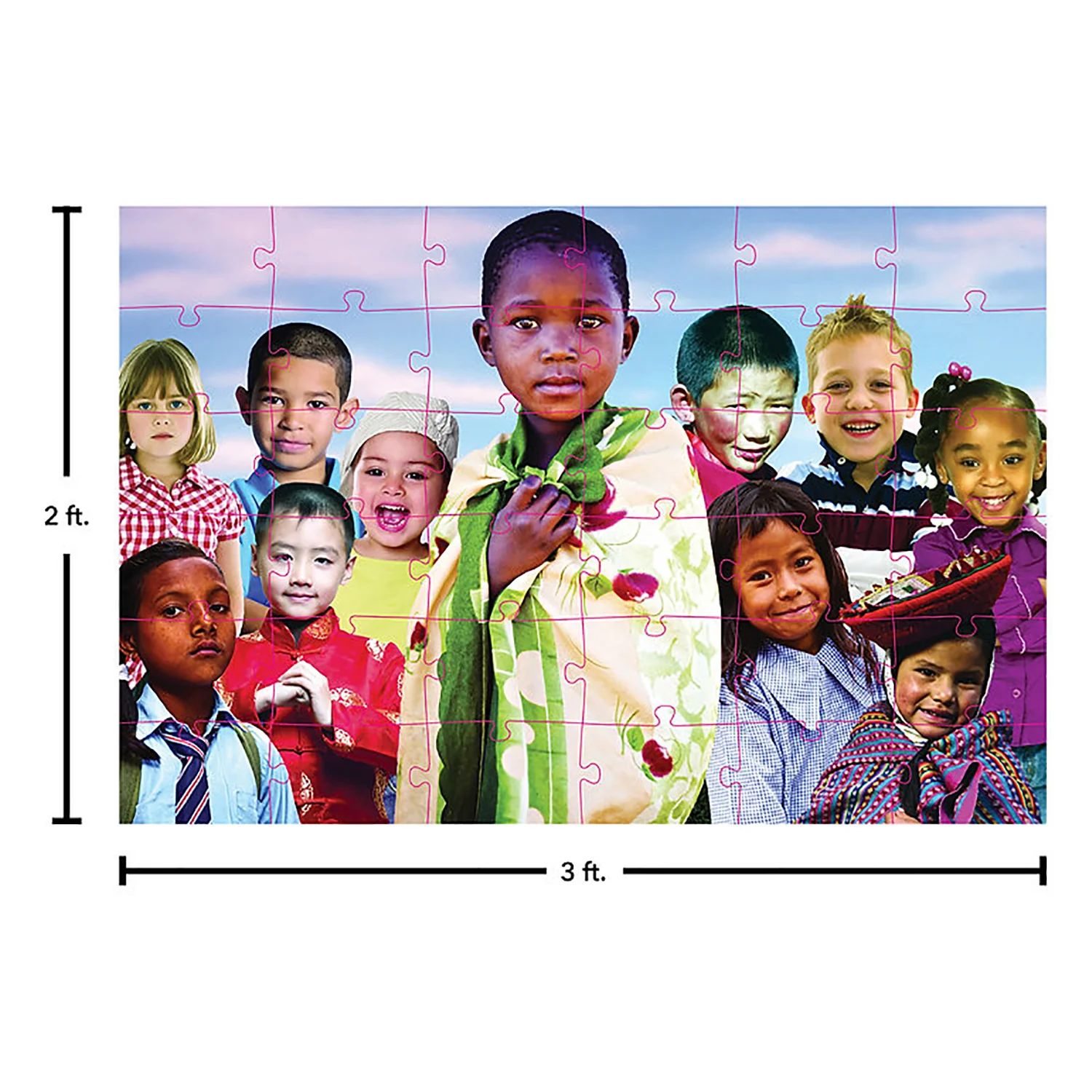 MOJO We Are the World 36-Piece Floor Puzzle - Image 2