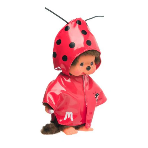 Monchhichi Ladybug Raincoat Plush Doll - Image 4