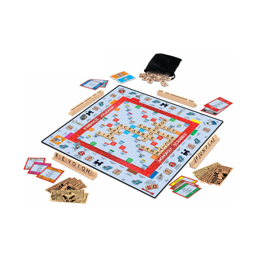Monopoly Scrabble Hybrid Board Game by Winning Moves - Image 3