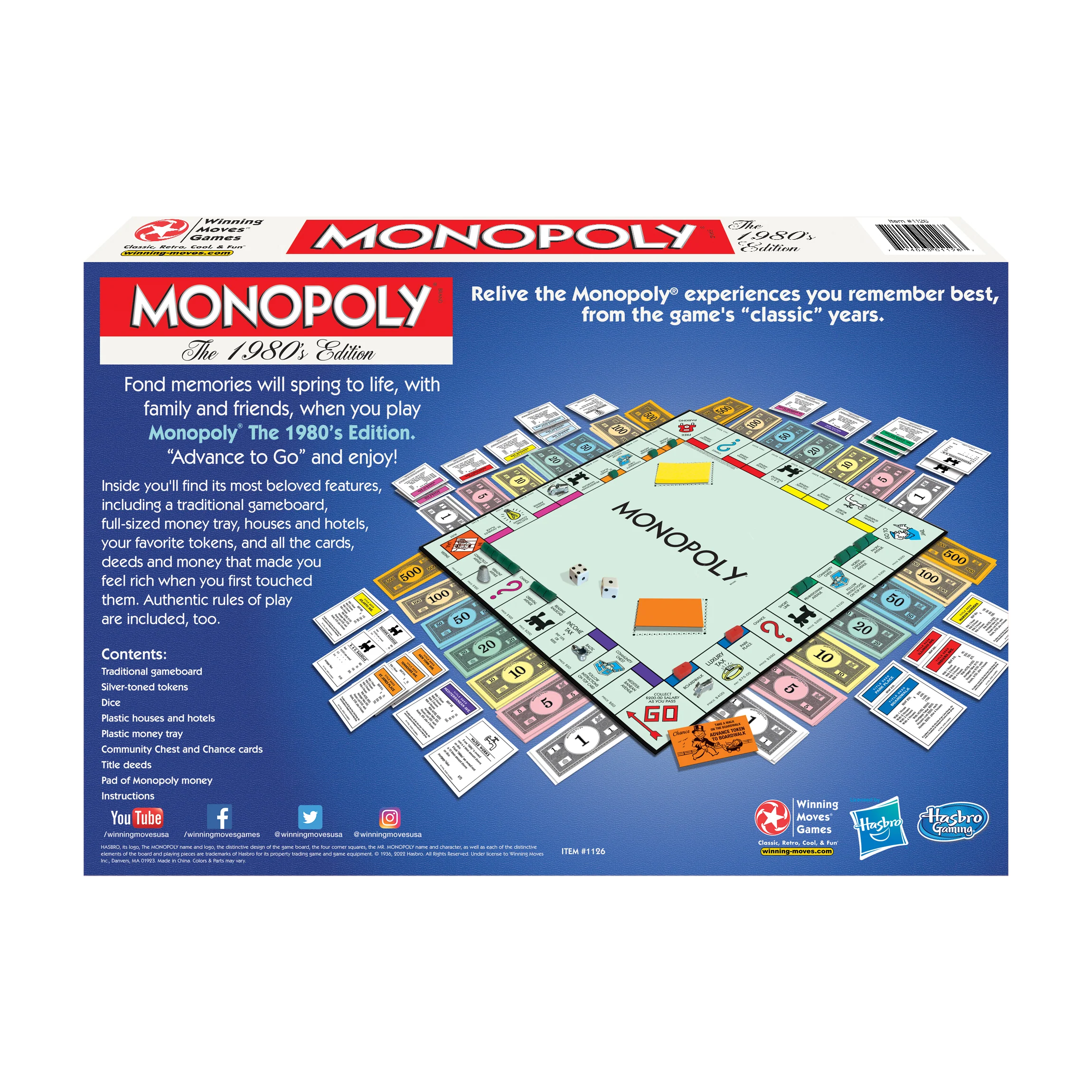 Monopoly 1980's Edition Classic Board Game by Winning Moves - Image 3