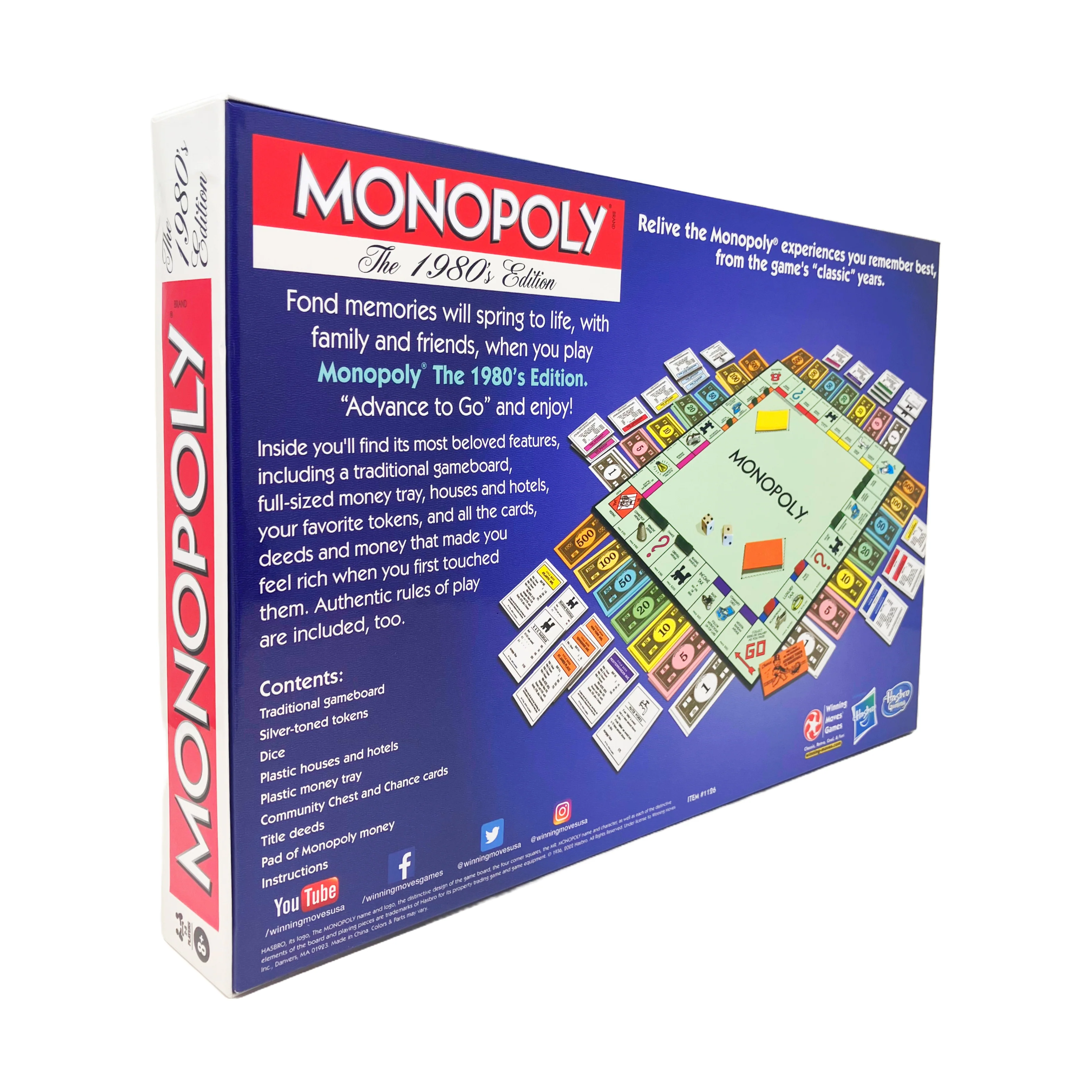 Monopoly 1980's Edition Classic Board Game by Winning Moves - Image 4