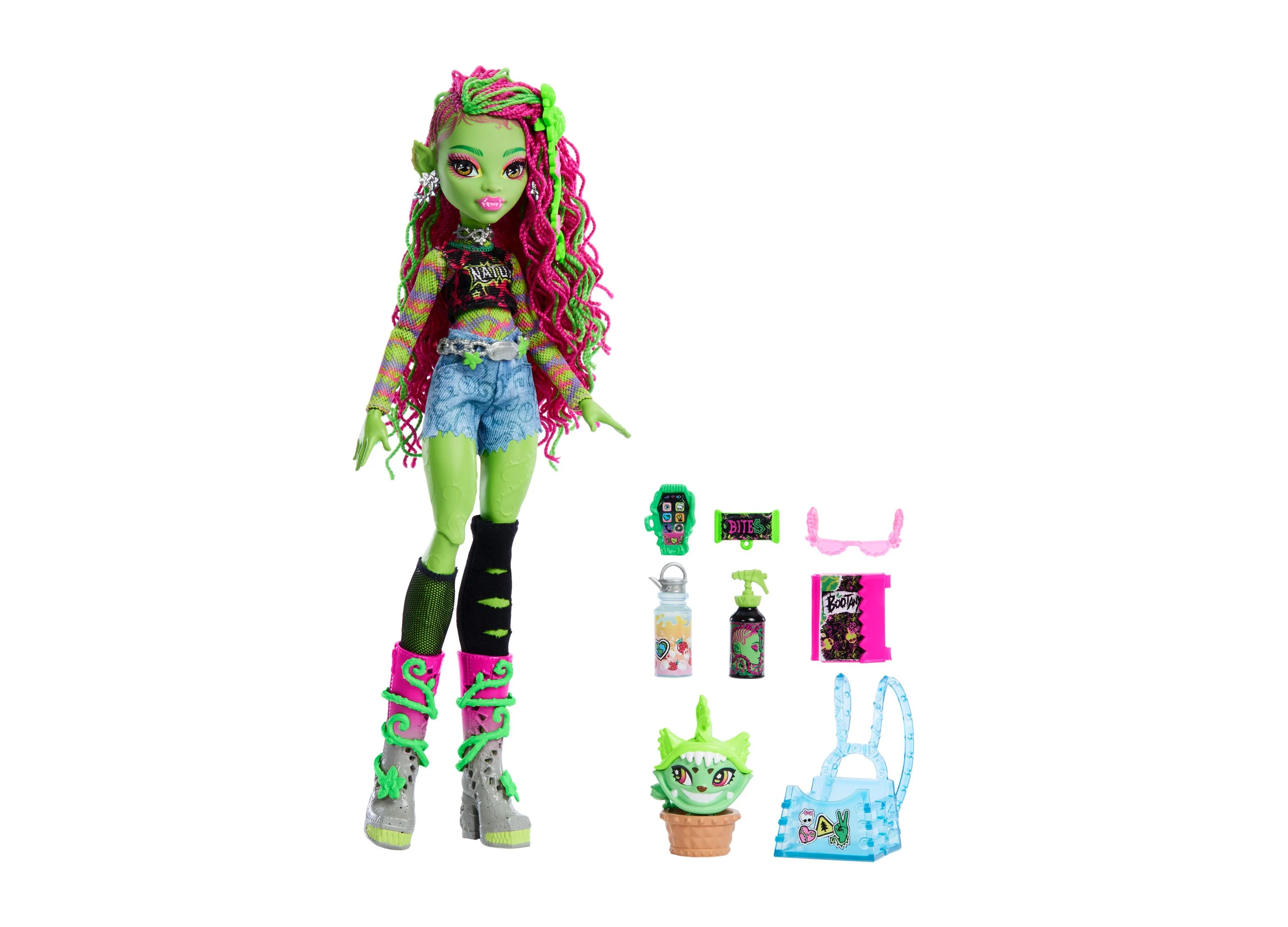 Monster High Fashion Doll - Venus McFlytrap with Stylish Accessories - Image 4