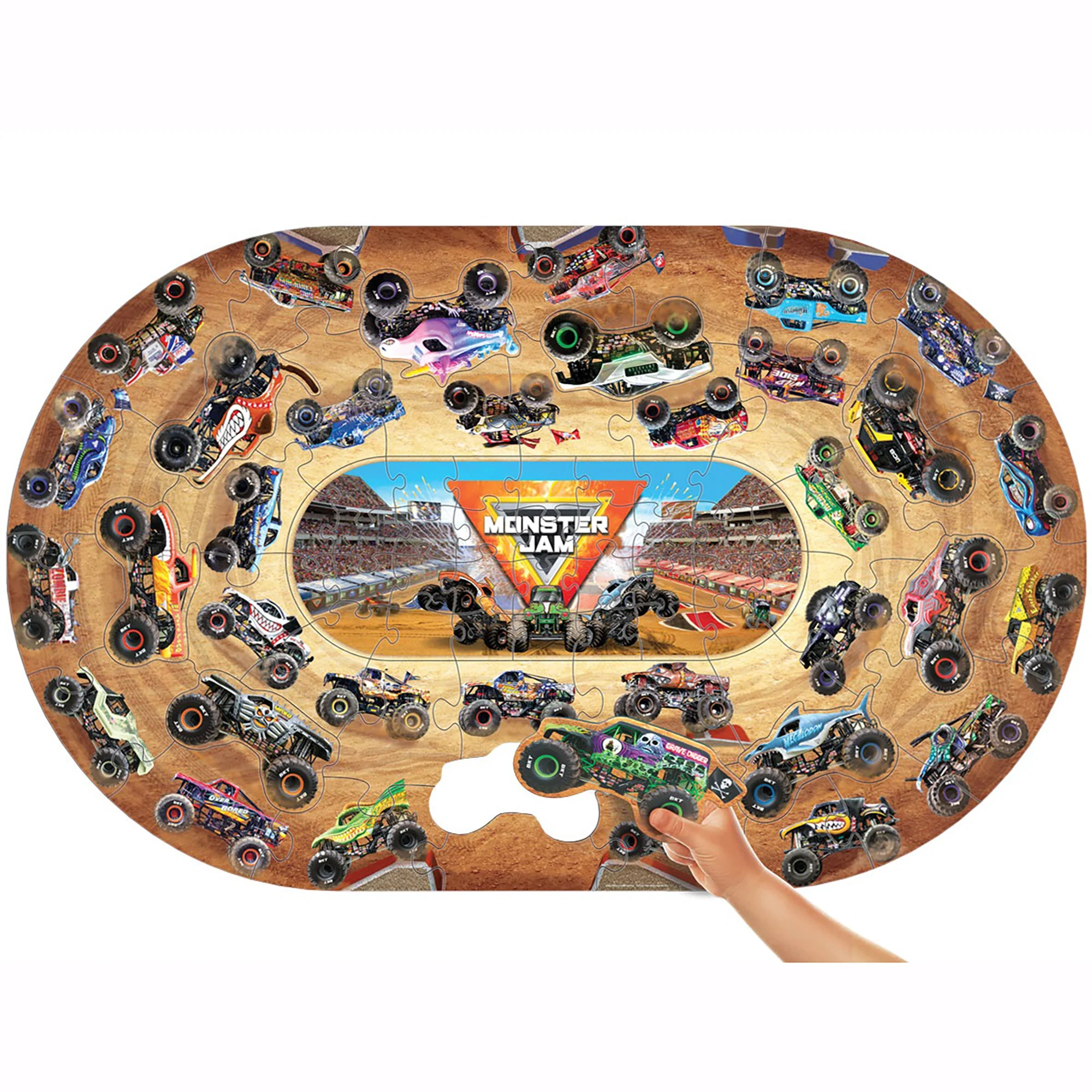 Monster Jam Giant Floor Puzzle - 74 Pieces For Kids Ages 4+ - Image 3