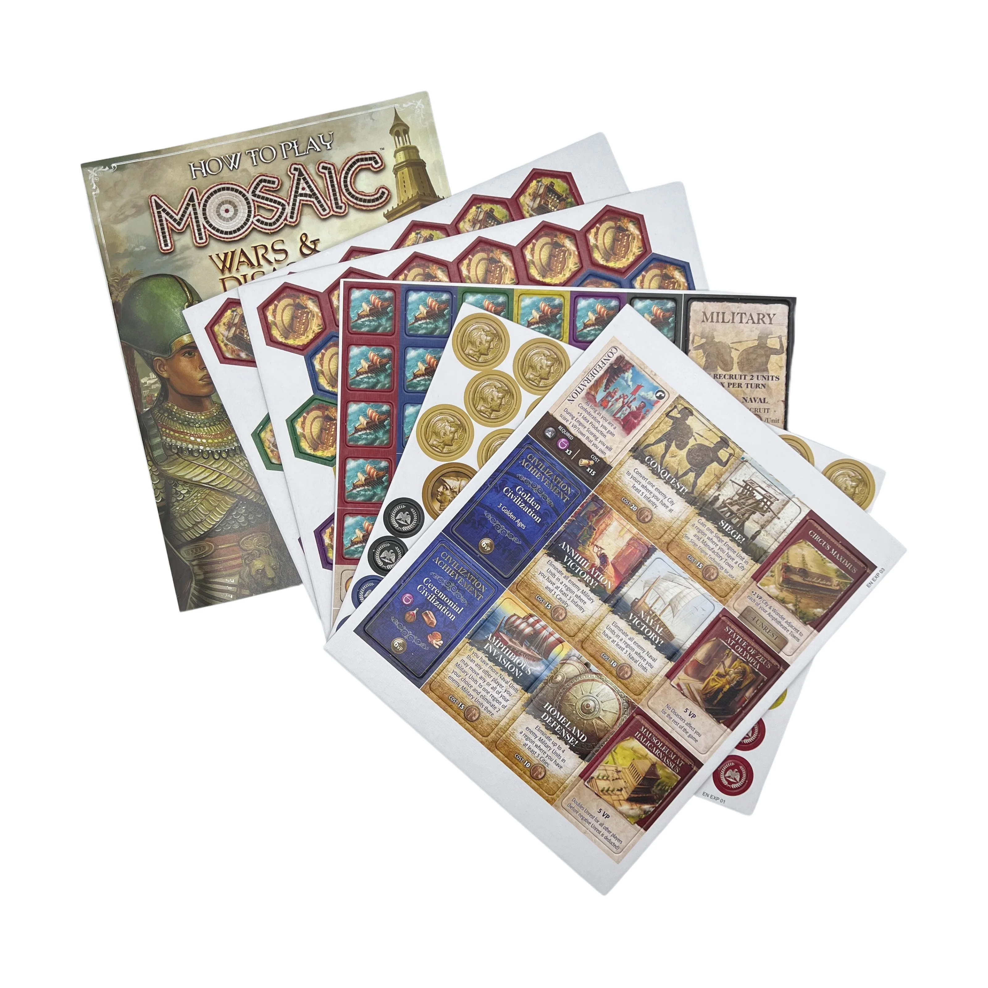 Mosaic: Wars & Disasters Expansion - Colossus Edition Strategy Game - Image 5