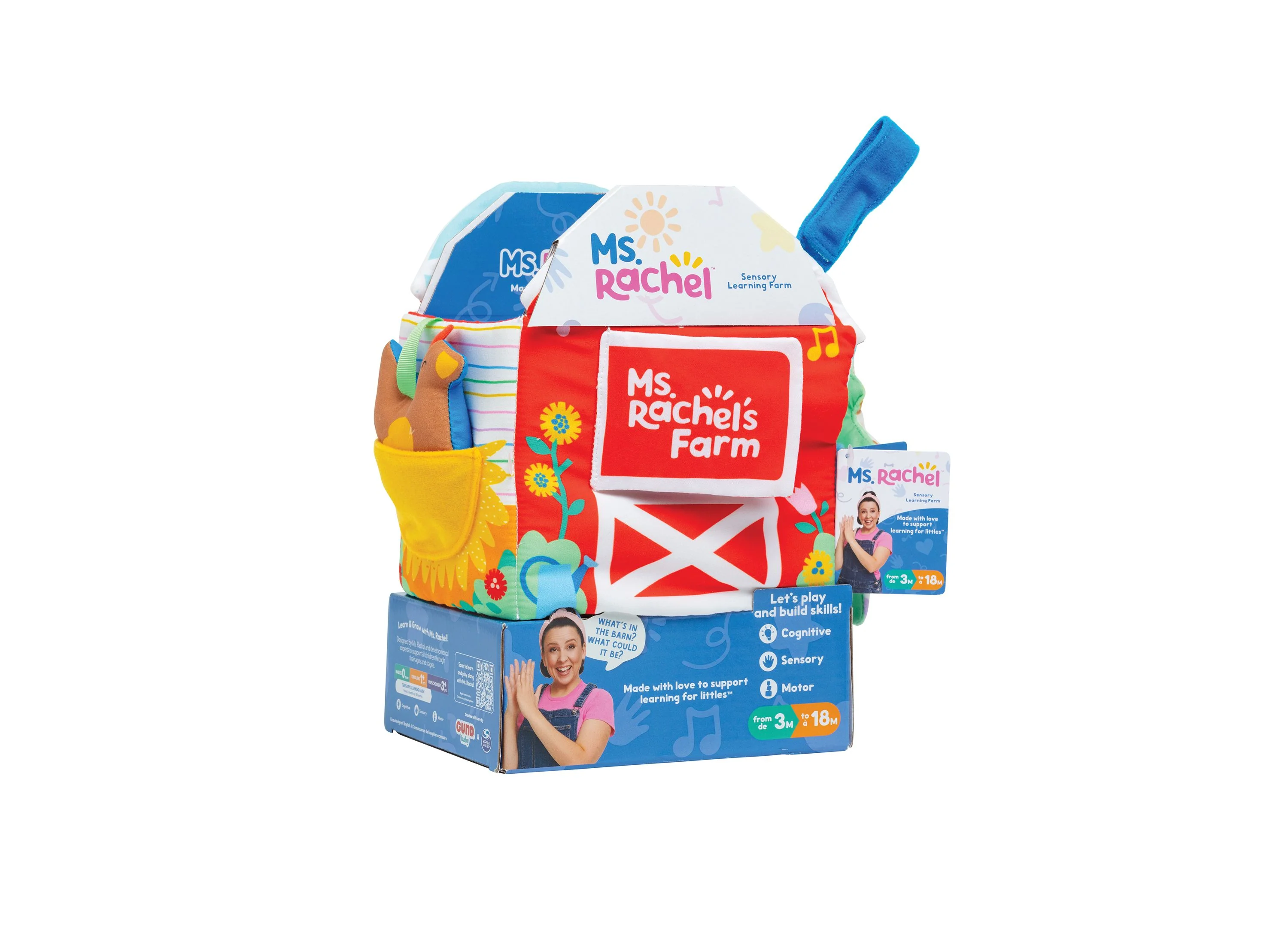 Ms. Rachel Official Sensory Learning Farm Interactive Playset - Image 6