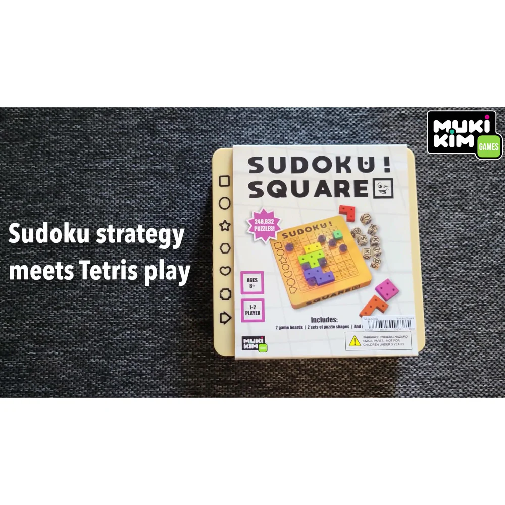 MukikiM Sudoku Square - Dynamic Strategy Puzzle Game, Ages 8+ - Image 6