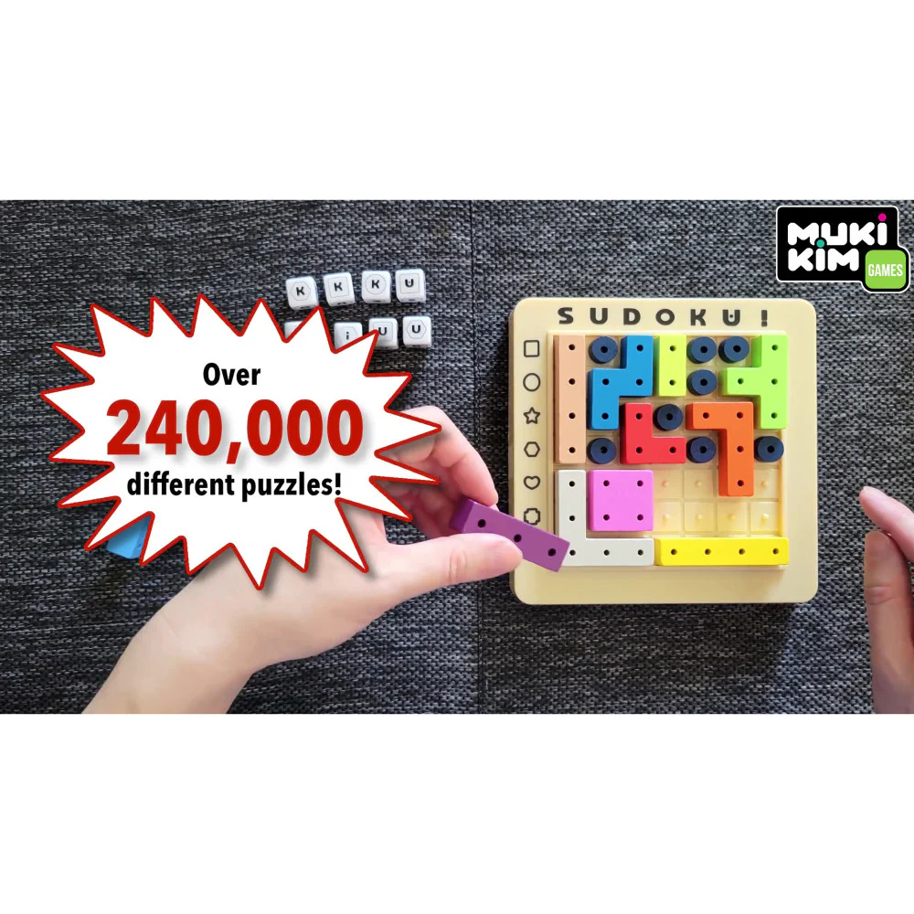 MukikiM Sudoku Square - Dynamic Strategy Puzzle Game, Ages 8+ - Image 8
