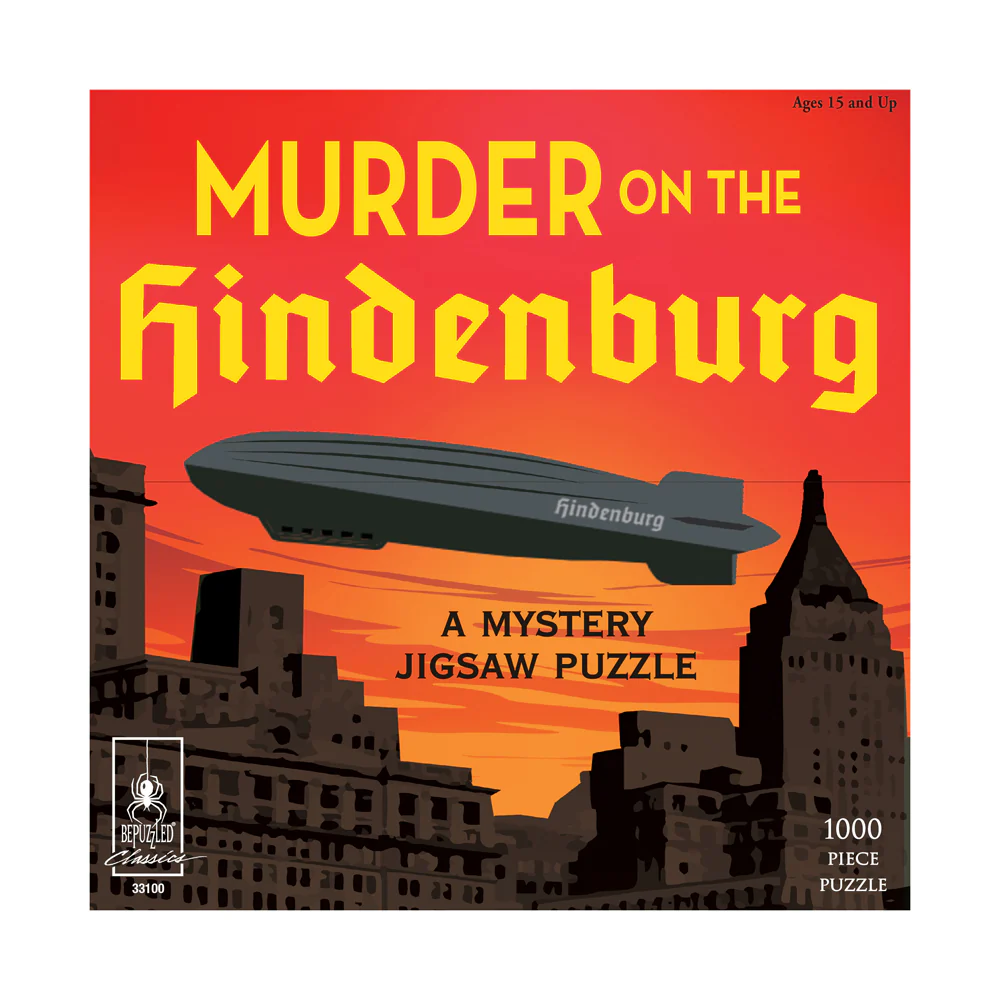 Murder on the Hindenburg 1000-Piece Classic Mystery Jigsaw Puzzle - Image 2