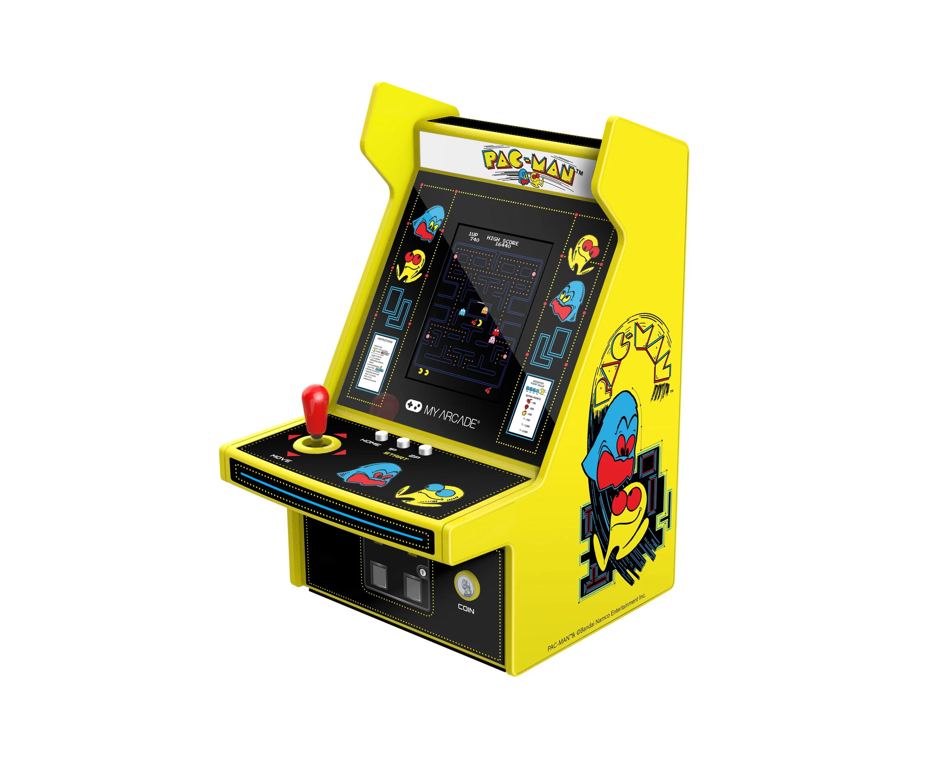 My Arcade Micro Player Pro 6.75-Inch Pac-Man Portable Retro Arcade Game