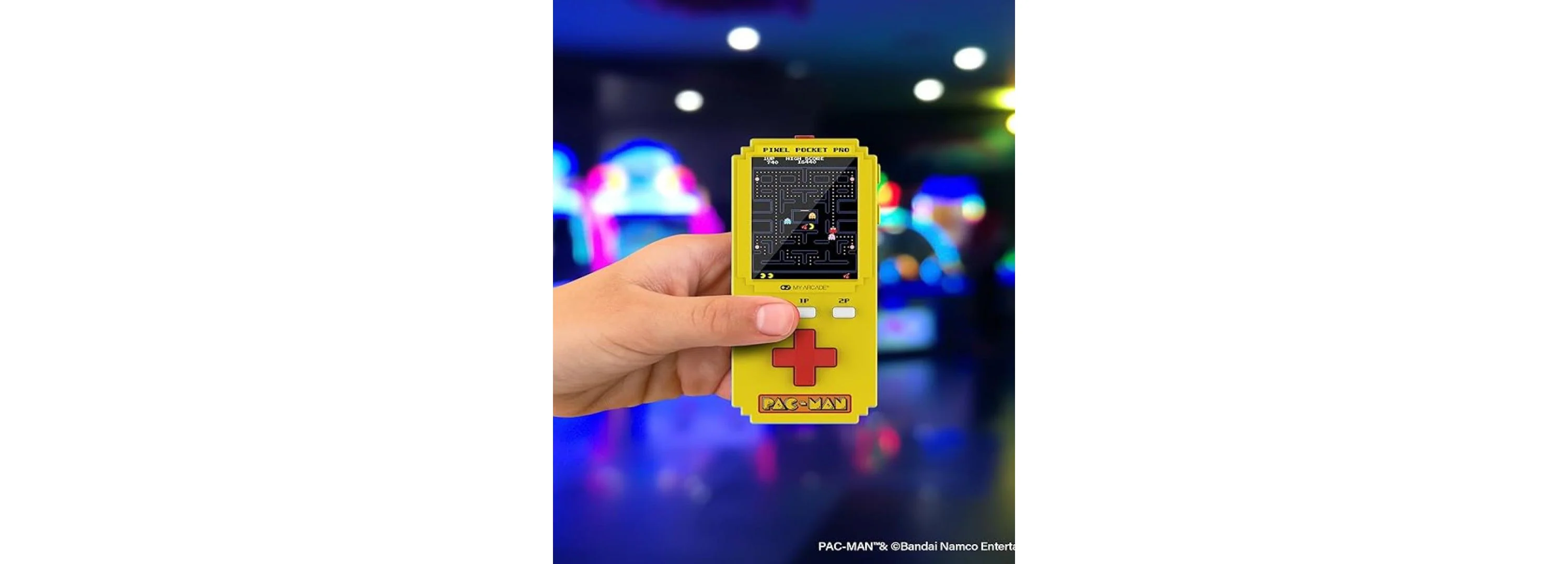 My Arcade Pac-Man Pixel Portable Pocket Handheld Gaming System With 14 Classic Games - Image 2