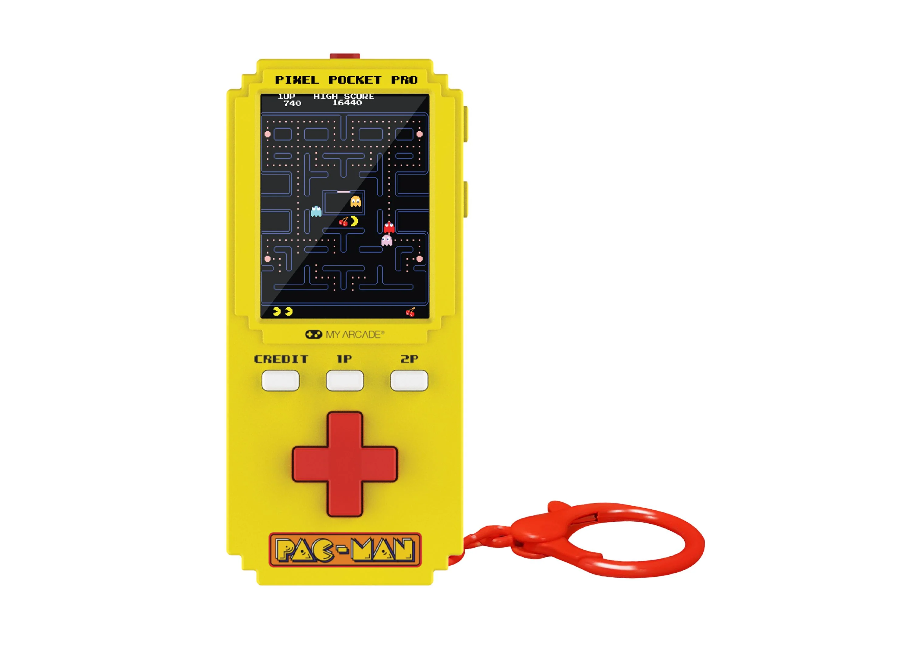 My Arcade Pac-Man Pixel Portable Pocket Handheld Gaming System With 14 Classic Games - Image 3