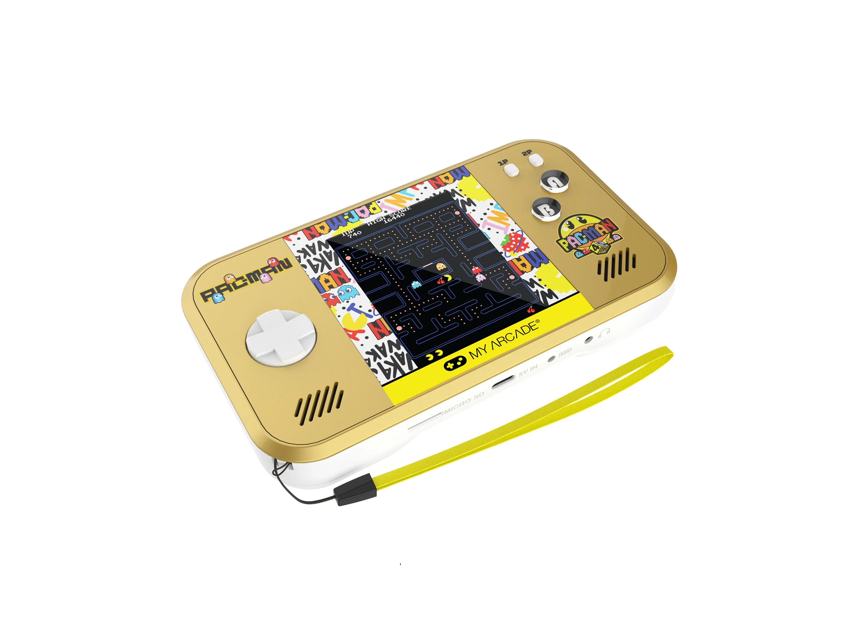 My Arcade Pac-Man Pocket Player Max Portable Gaming System With 5 Classic Games