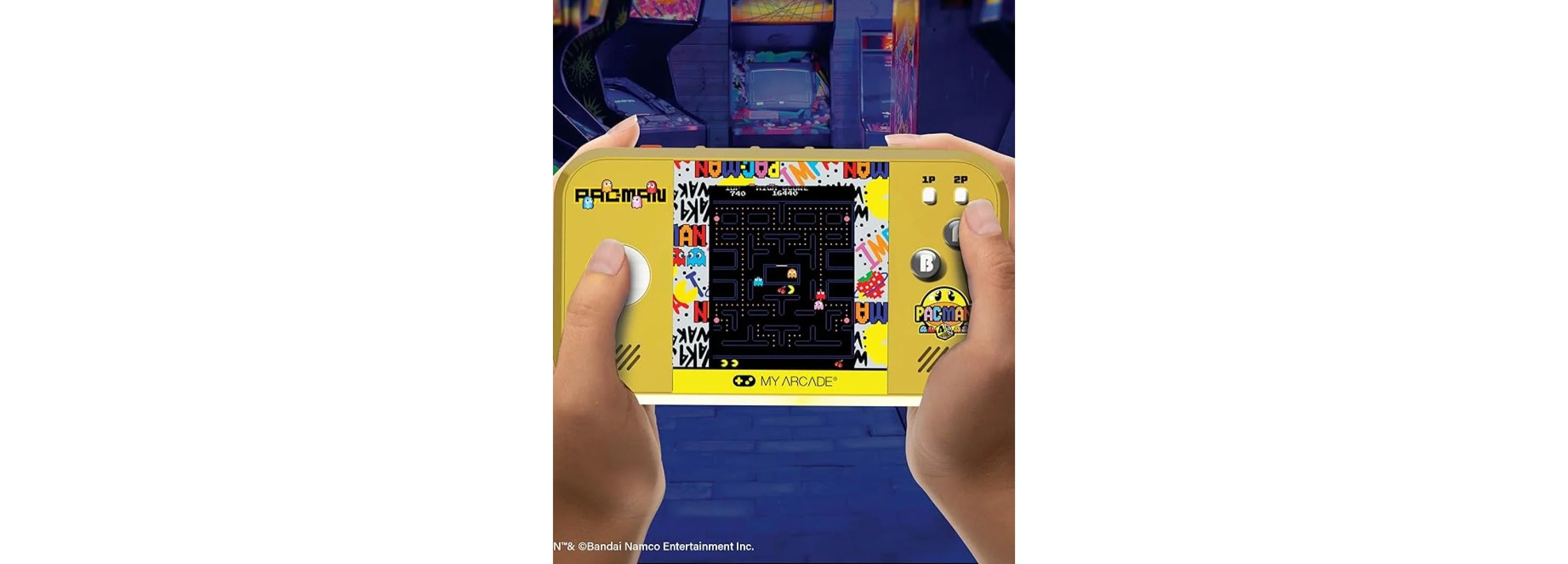 My Arcade Pac-Man Pocket Player Max Portable Gaming System With 5 Classic Games - Image 2
