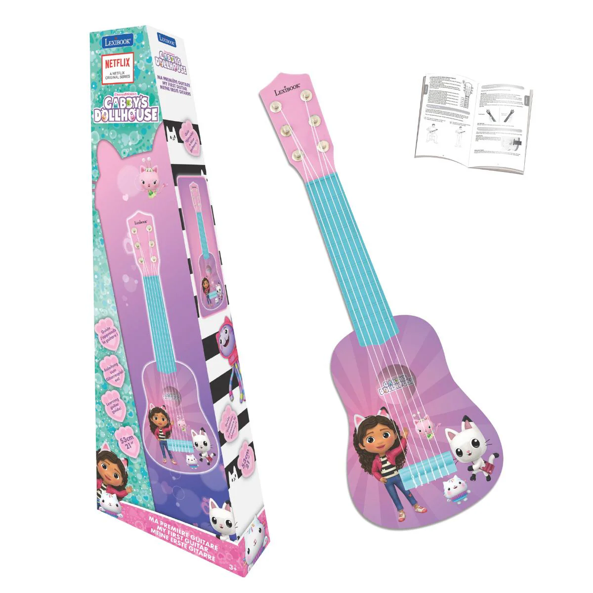 Gabby's Dollhouse First Guitar for Kids - Musical Starter Kit - Image 3
